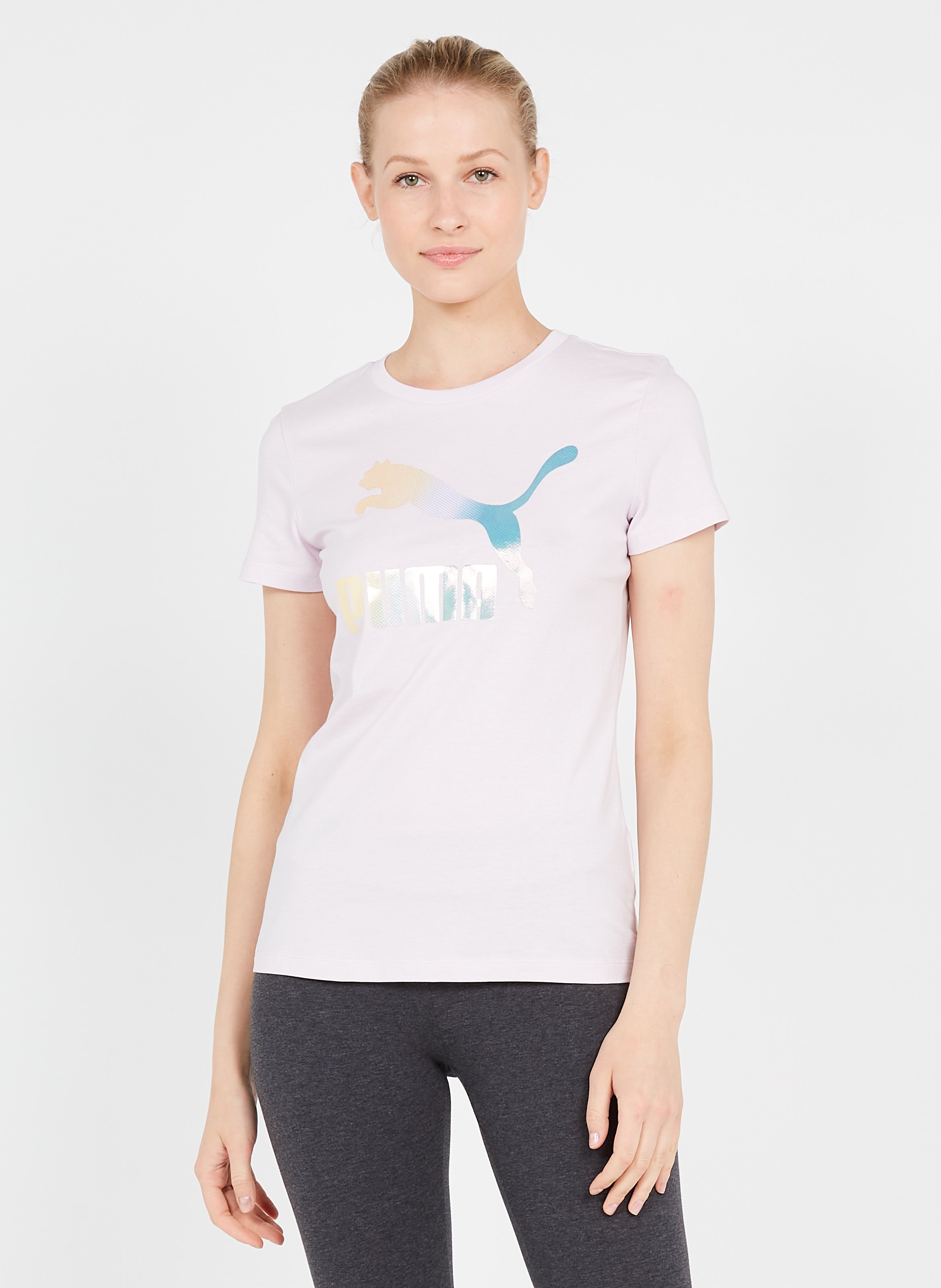 Sale Round-neck Cotton T-shirt With 