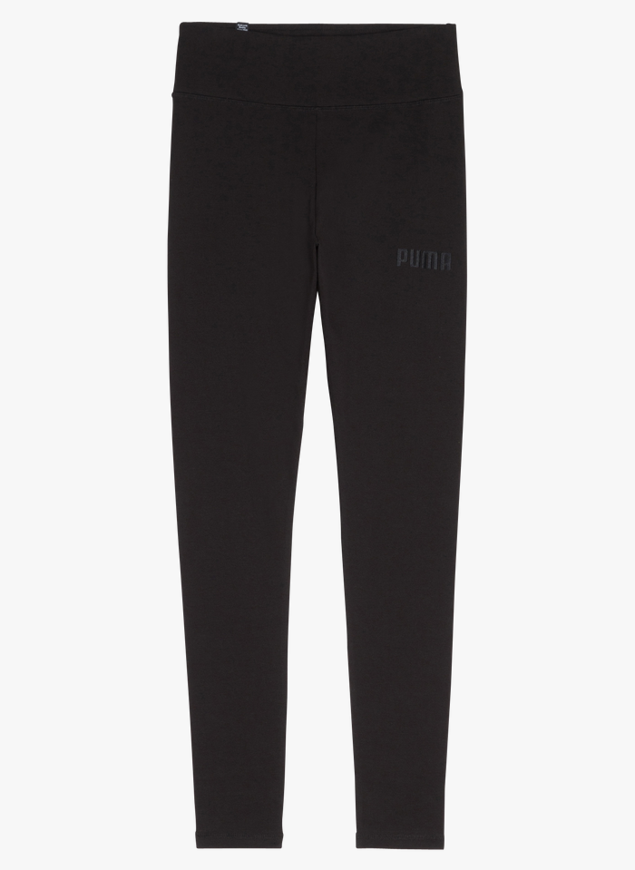 PUMA Black Stretch cotton leggings