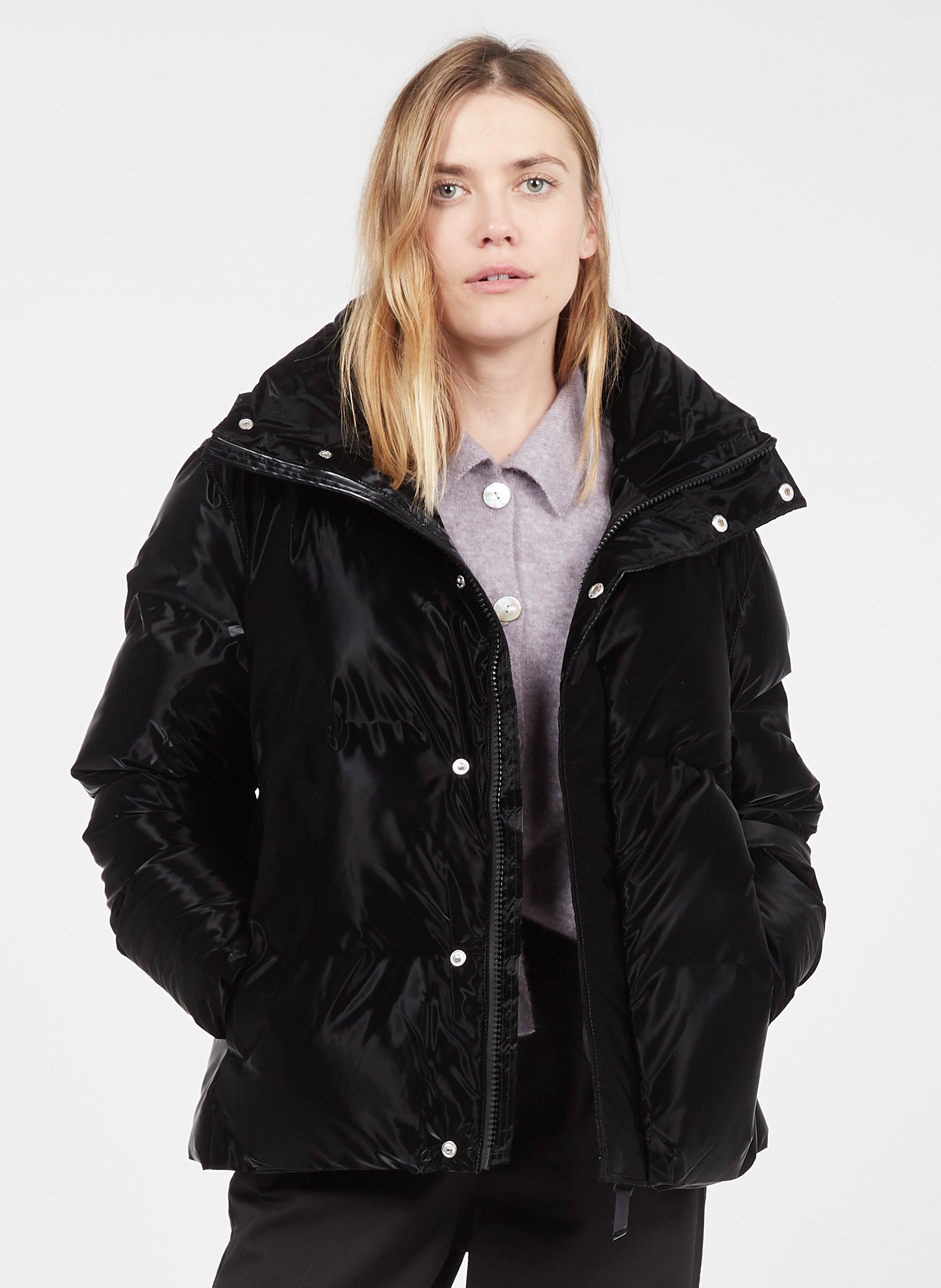 padded boxy puffer jacket