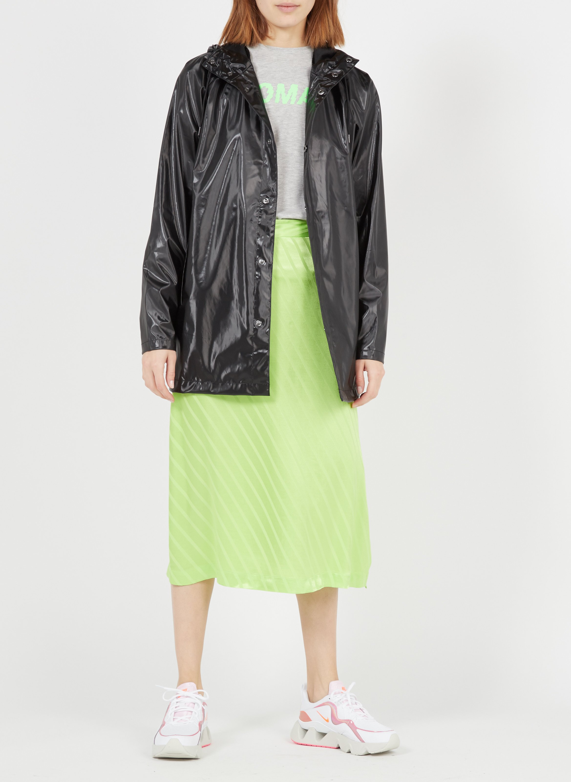 black hooded waterproof jacket