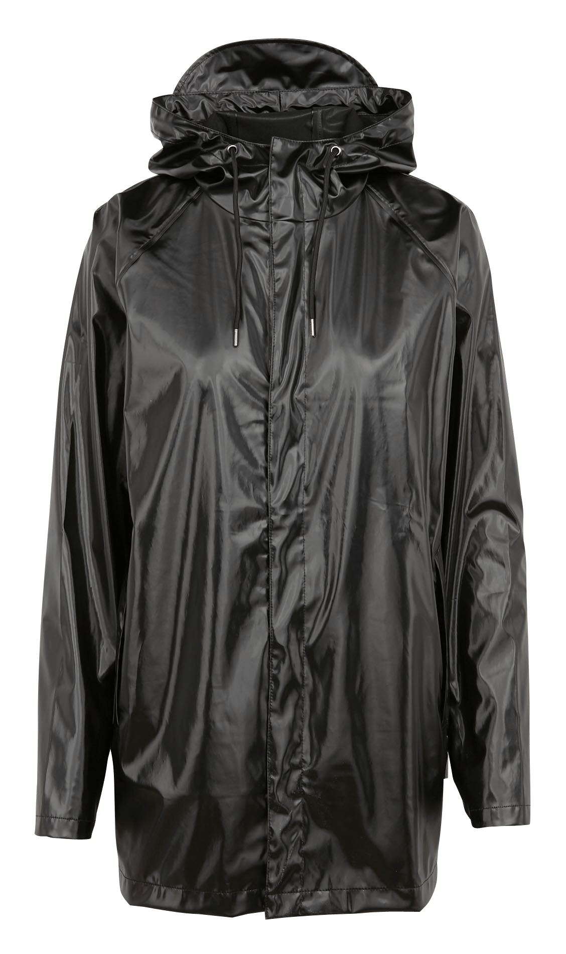 black waterproof windbreaker