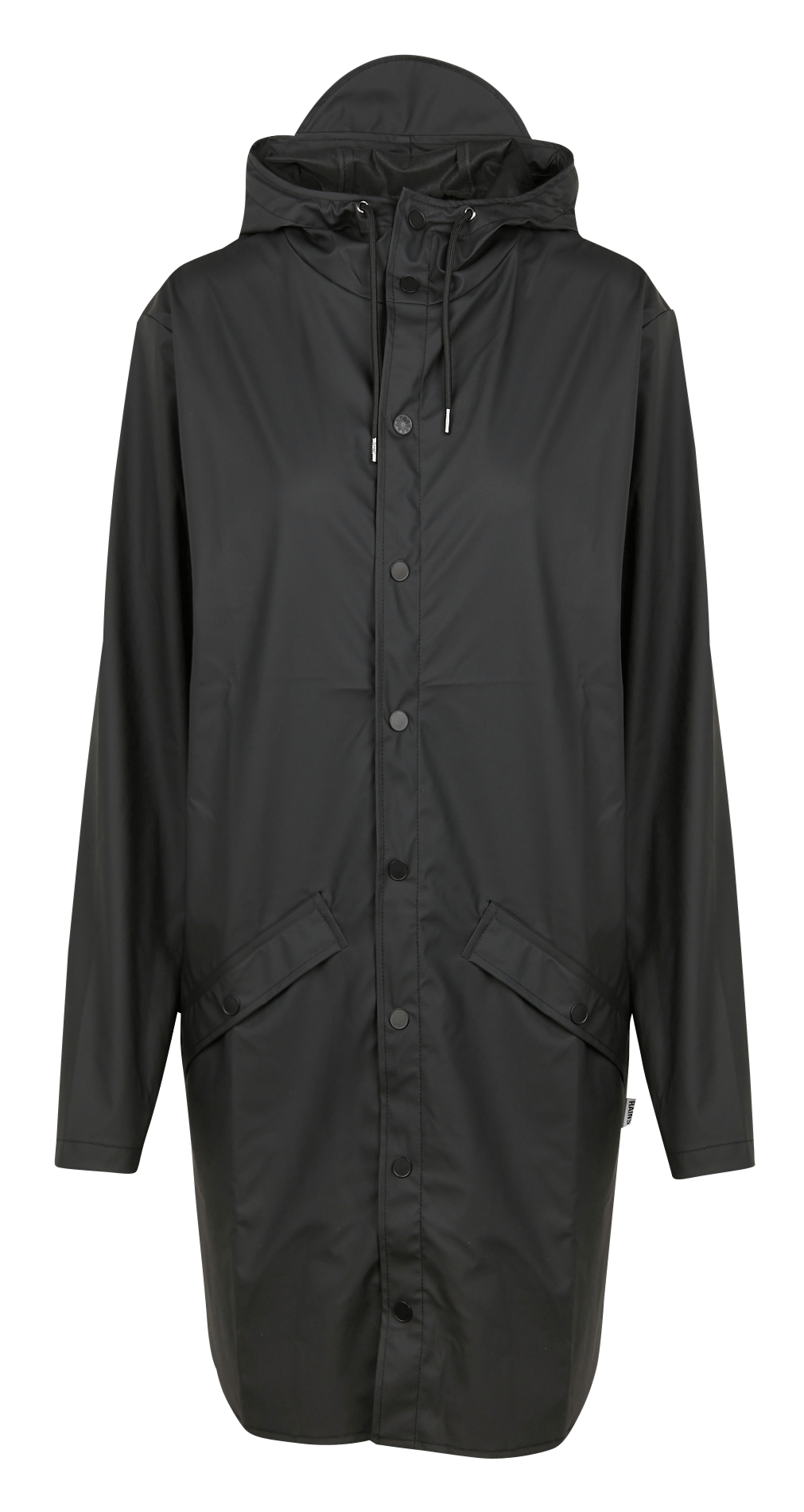 Hooded Raincoat Black Rains Women Place des Tendances