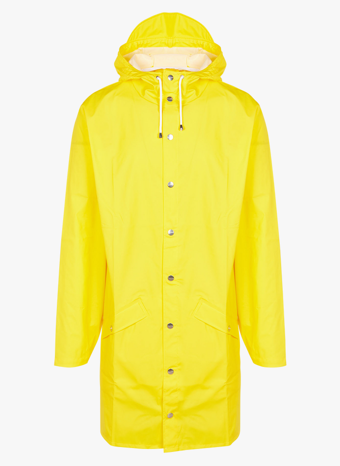 RAINS Yellow Hooded raincoat