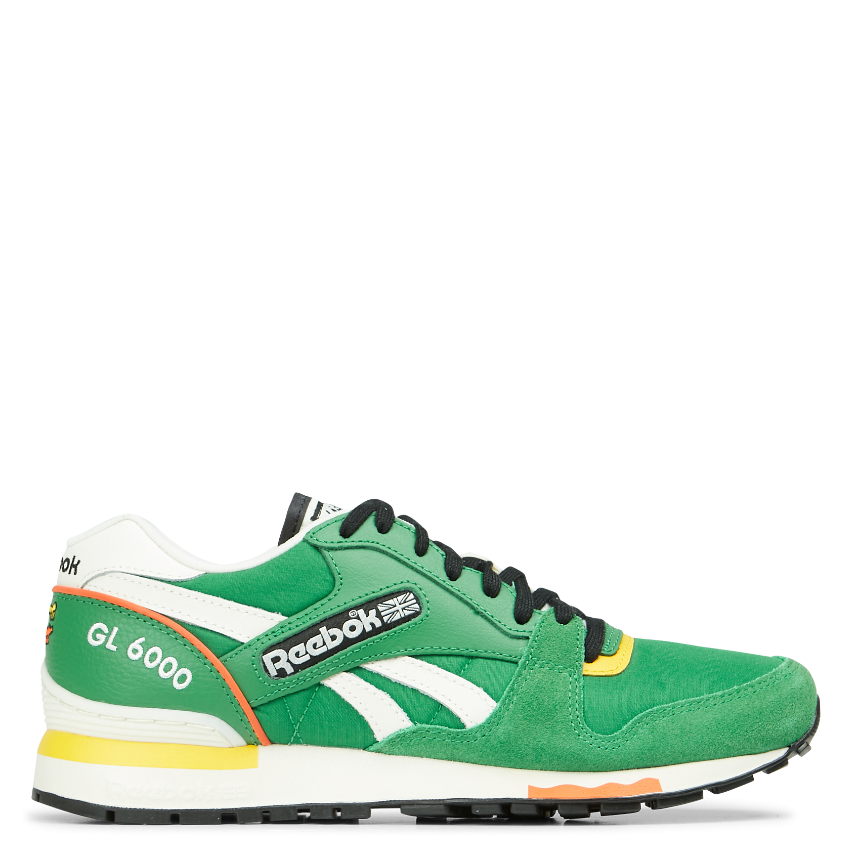 reebok gl 6000 camo green retro trainers