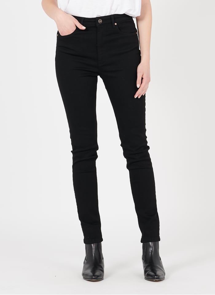 Organic Cotton Blend Skinny Jeans Dnm Black Reiko Women Place Des Tendances Organic Cotton Blend Skinny Jeans Dnm Black Reiko Women Place Des Tendances