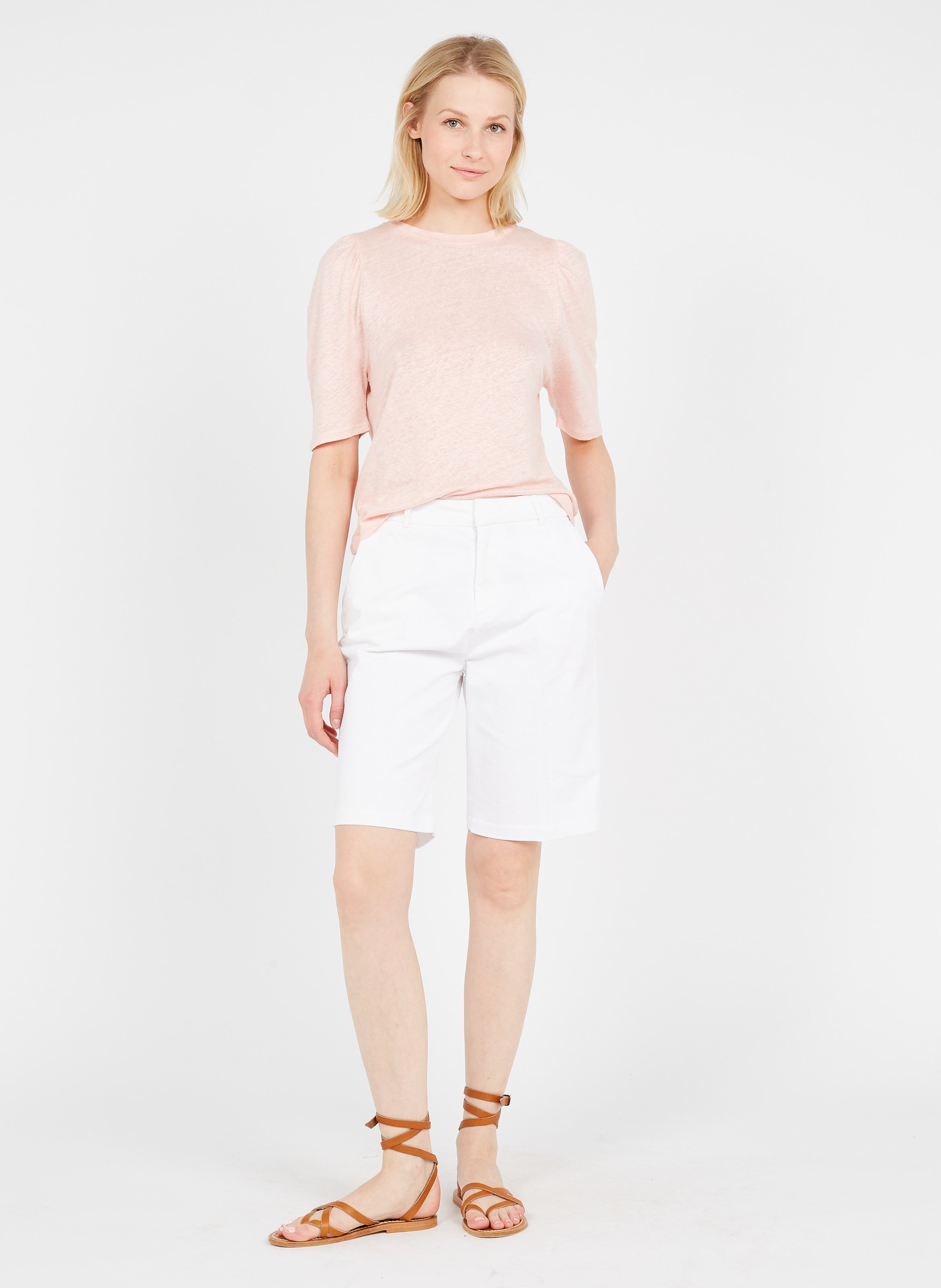 Sale Stretch Cotton Bermuda Shorts 