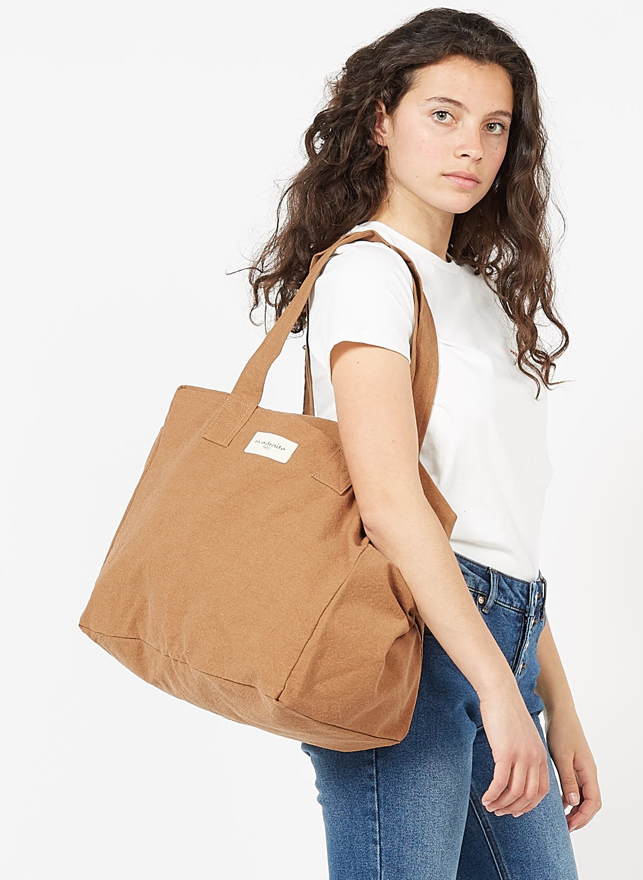 zip up tote bag