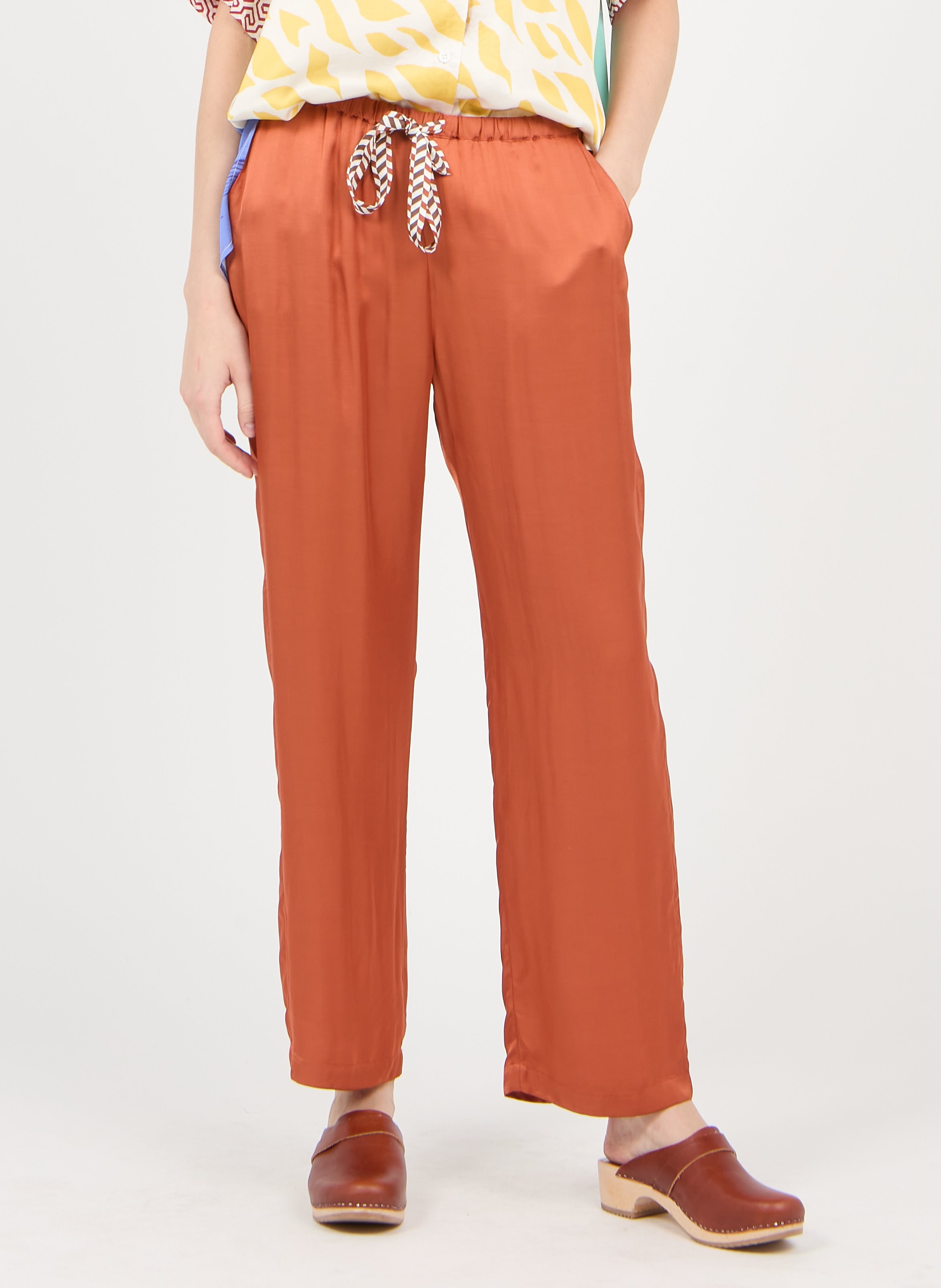 Sale Wide-leg Pants Terracotta Sack S 