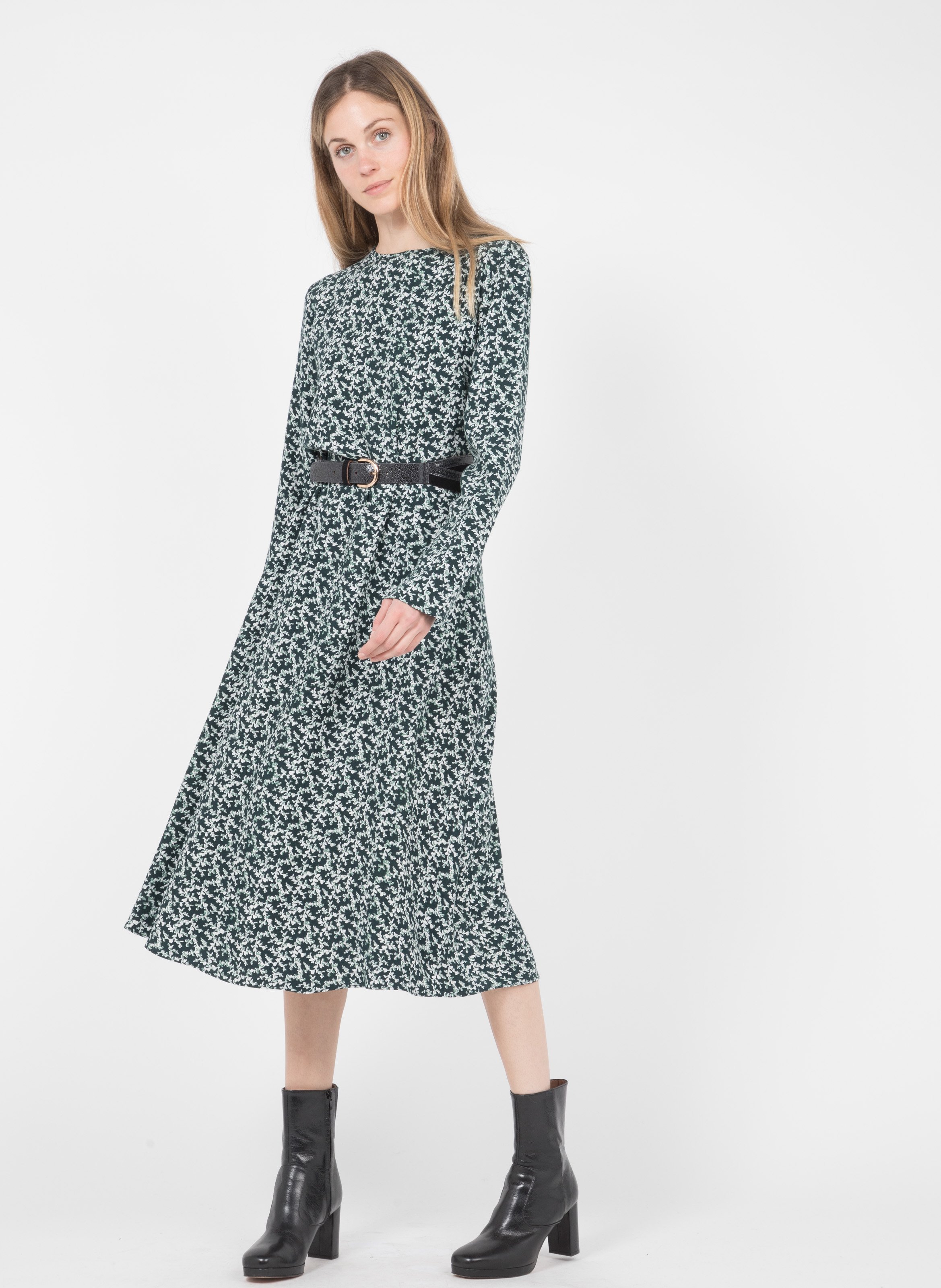 samsoe leopard dress