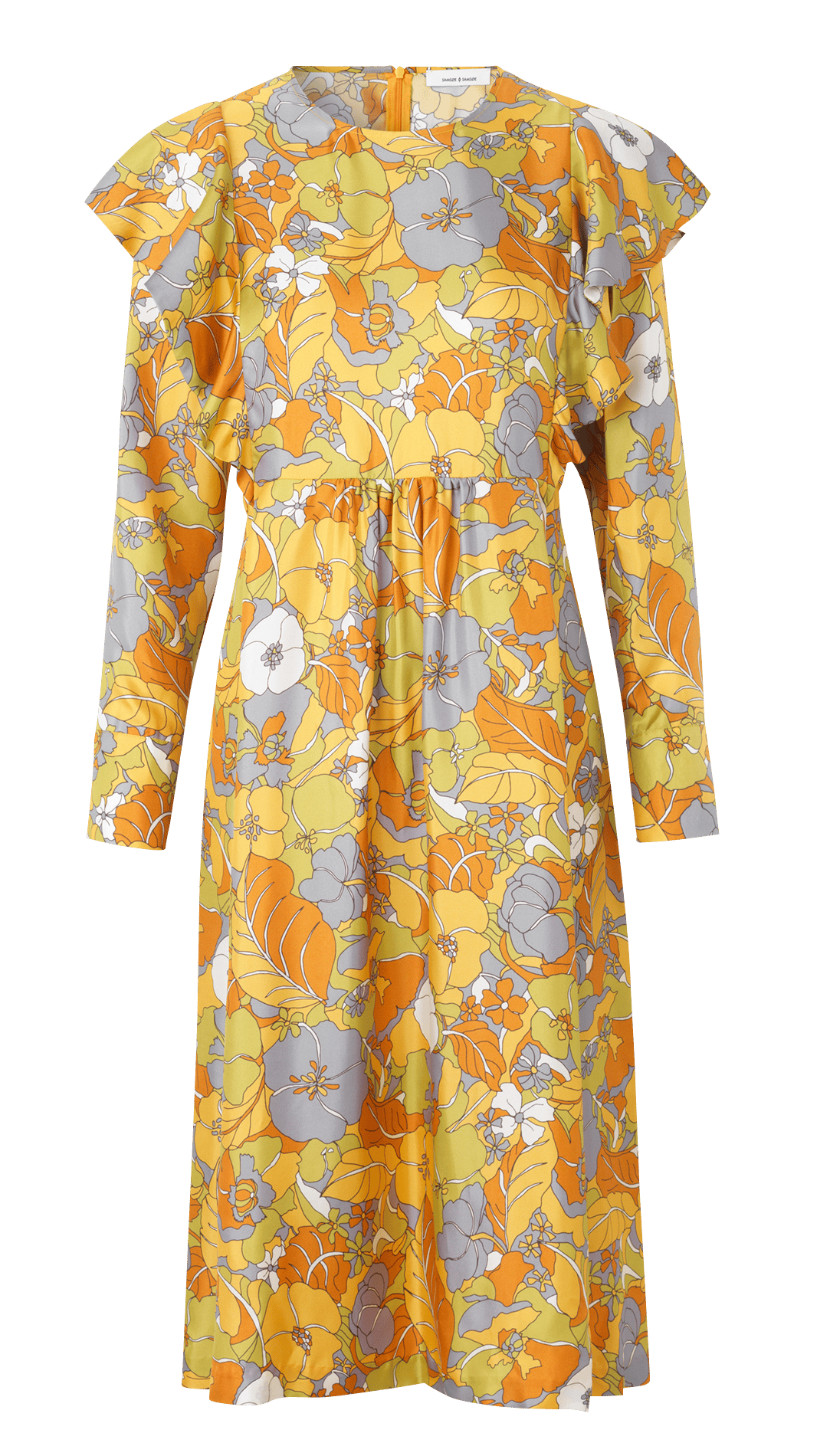 samsoe samsoe silk dress