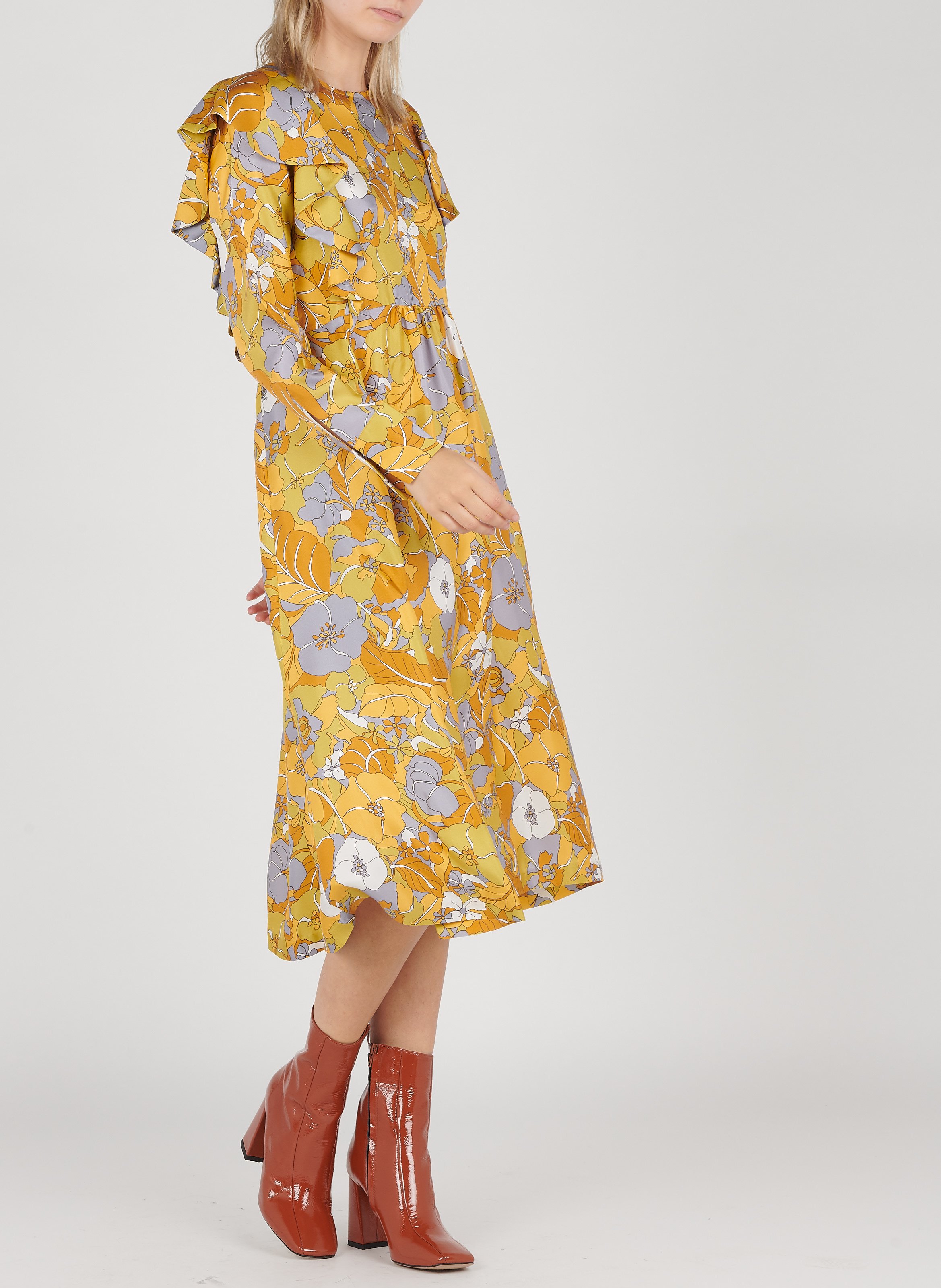 samsoe samsoe silk dress