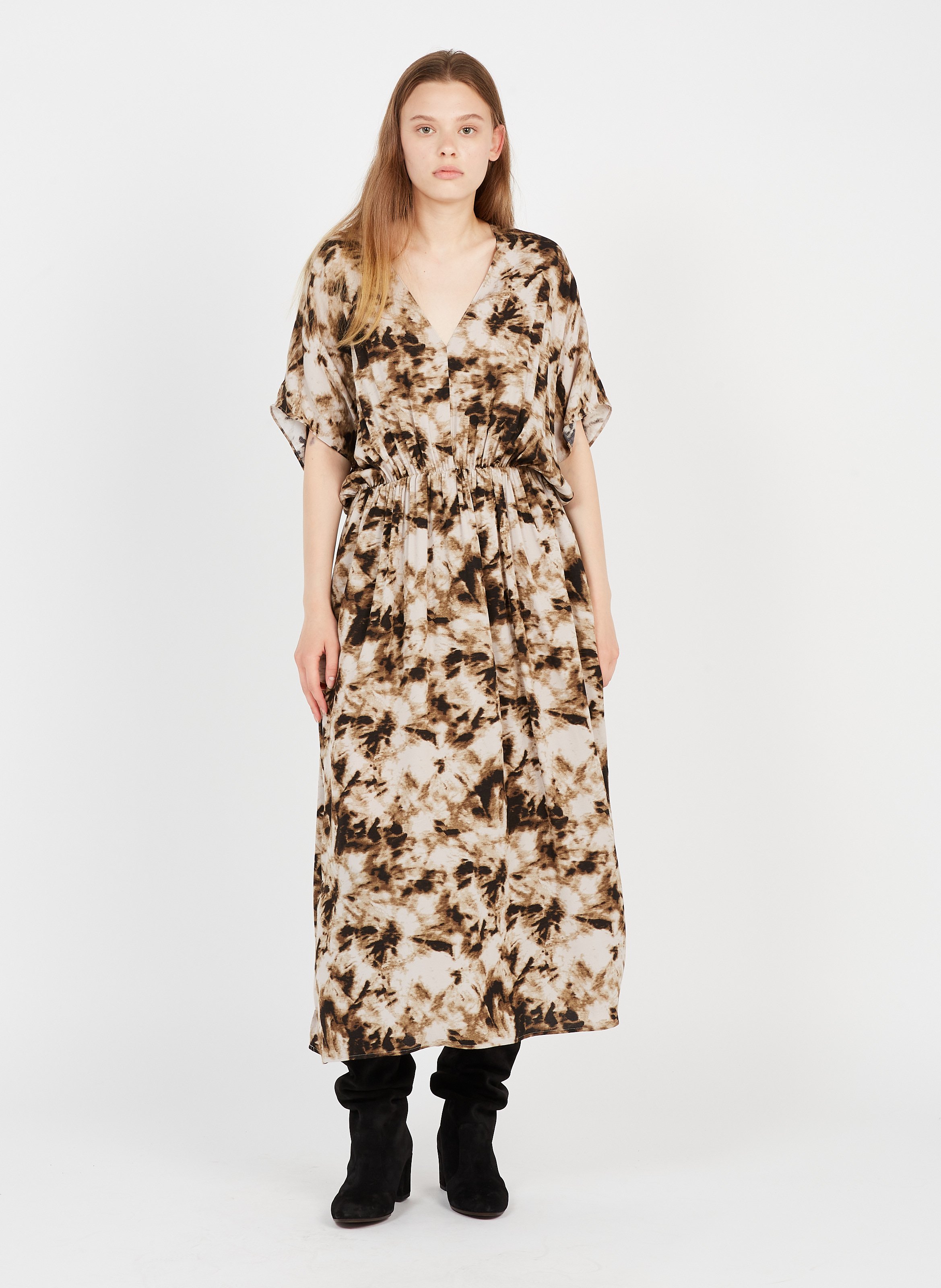 samsoe samsoe silk dress