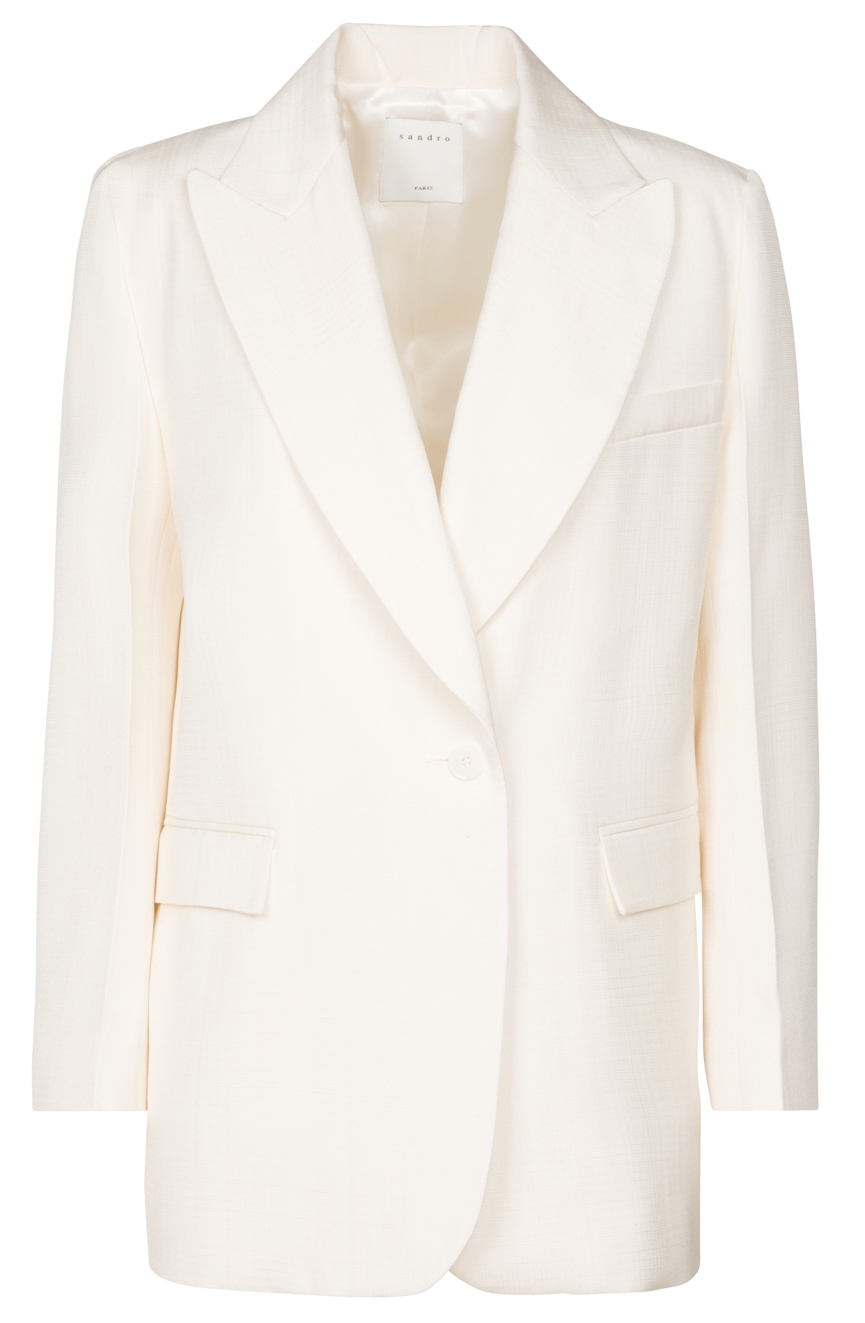 white button up jacket