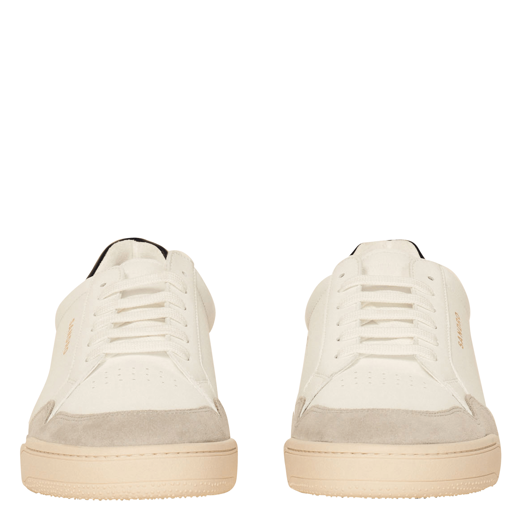 sandro leather sneakers