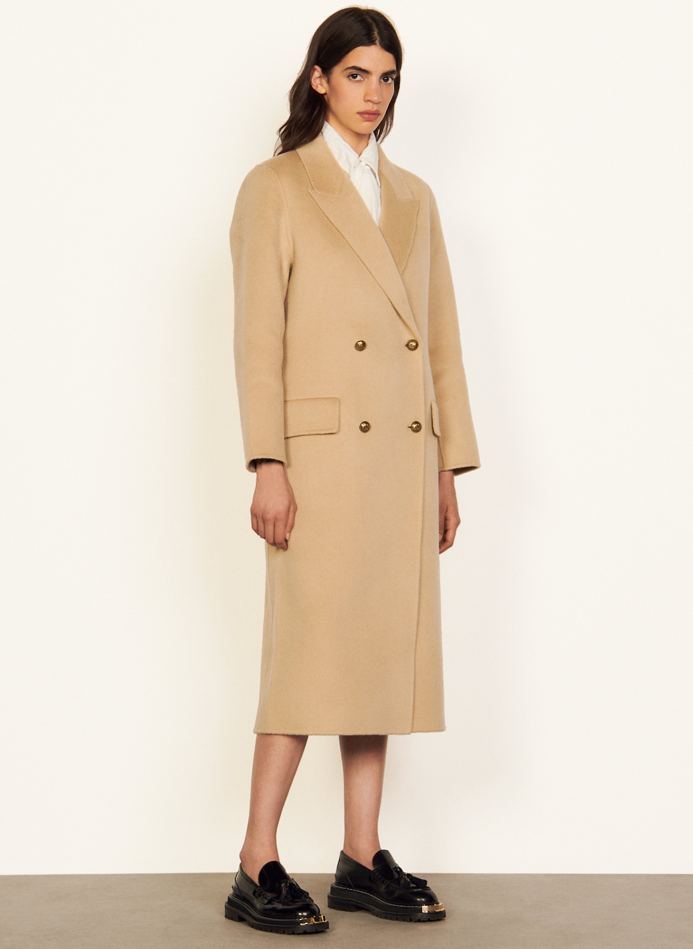 double sided wool coat