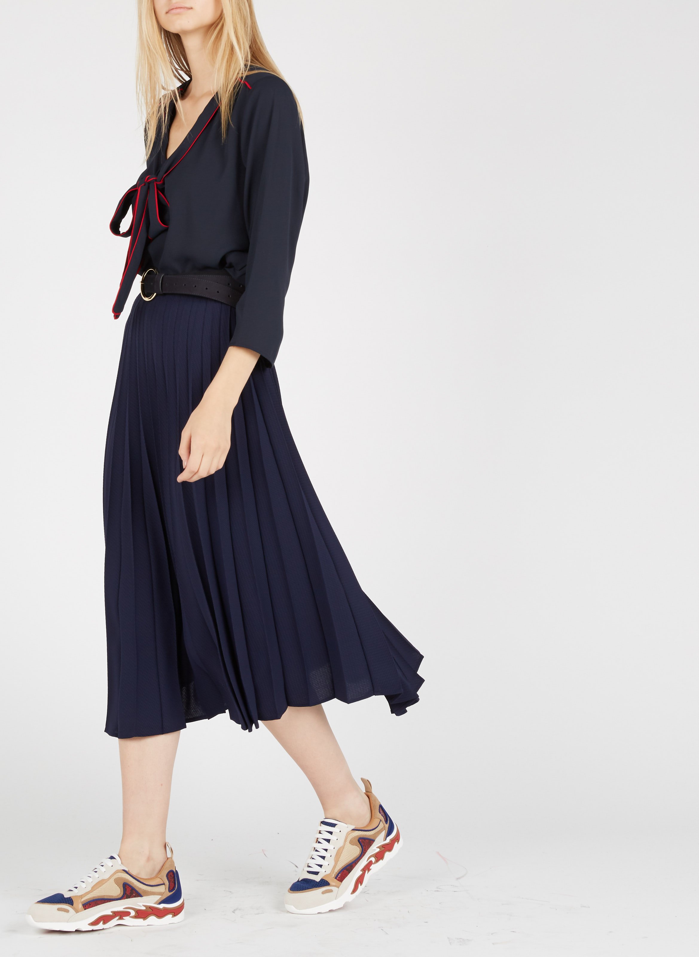 sandro sneakers beige