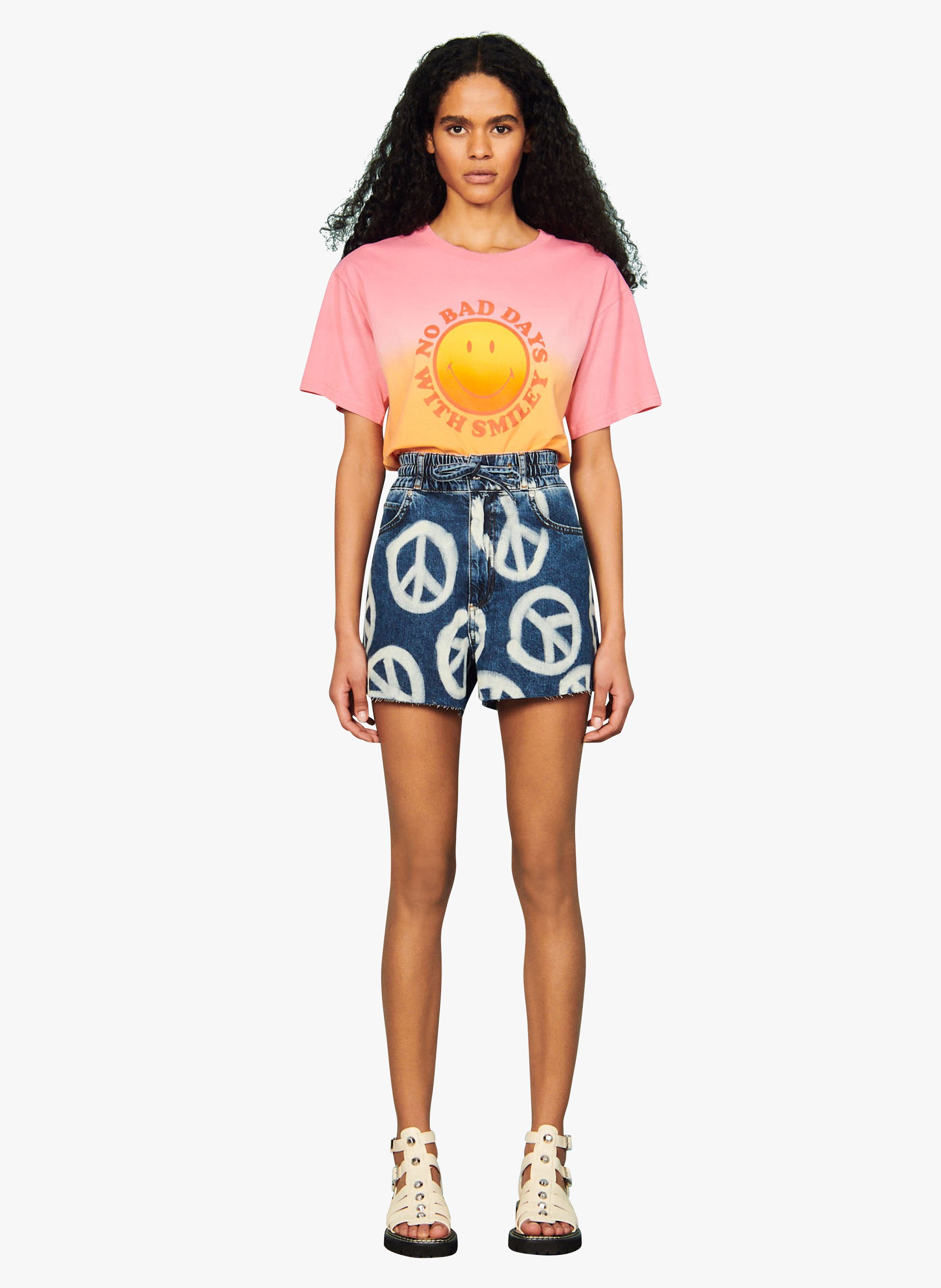 Sale Organic Cotton Screenprinted Denim 