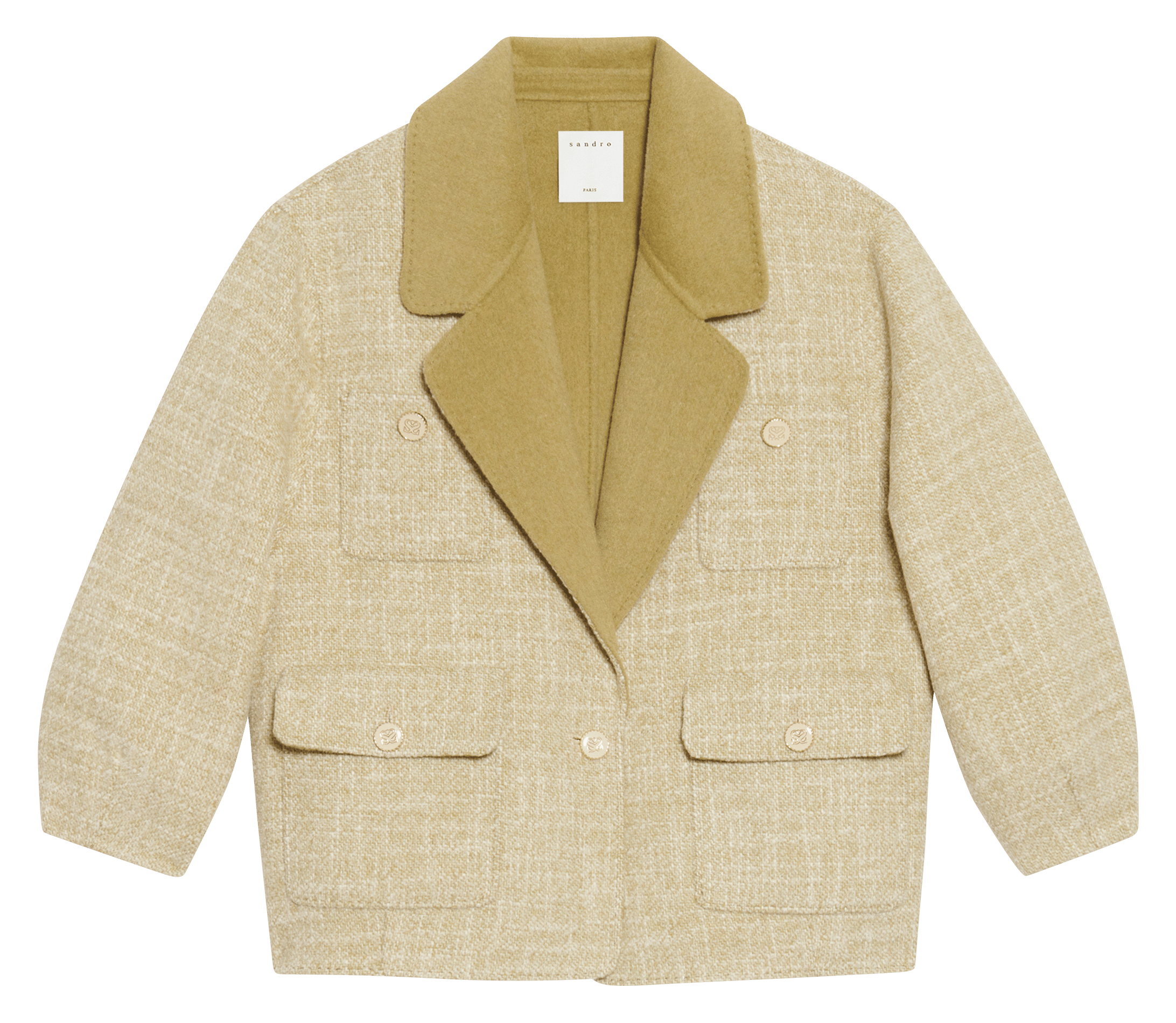 sandro green blazer