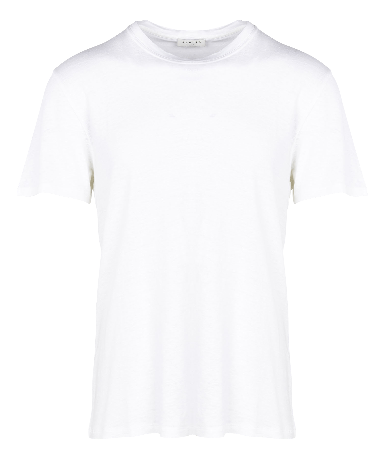 Sale Regular-fit Round-neck Linen T 