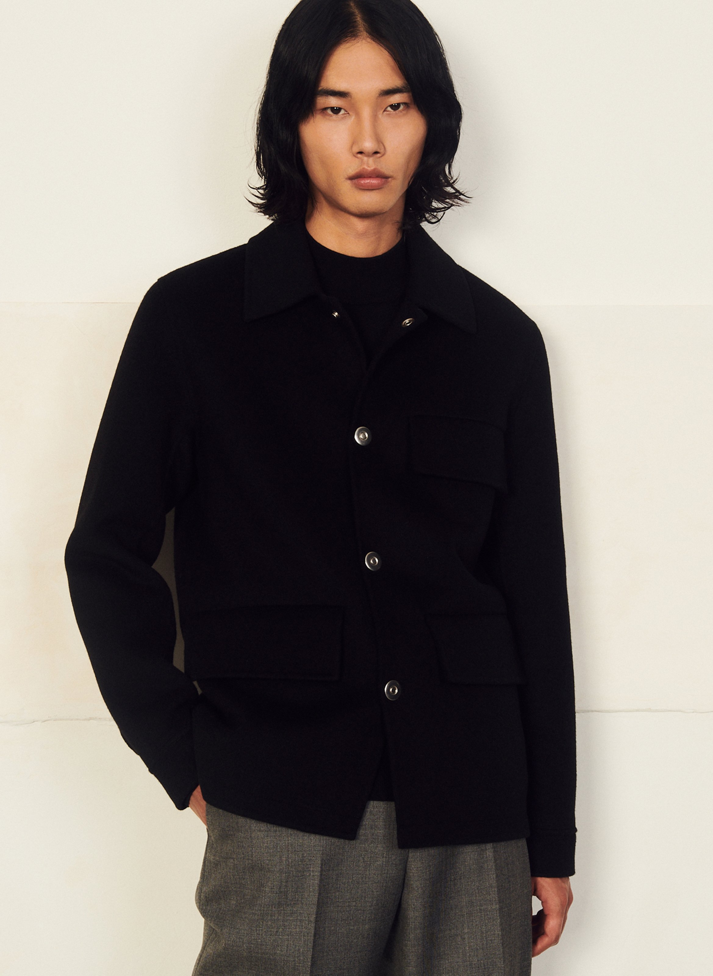 sandro wool jacket