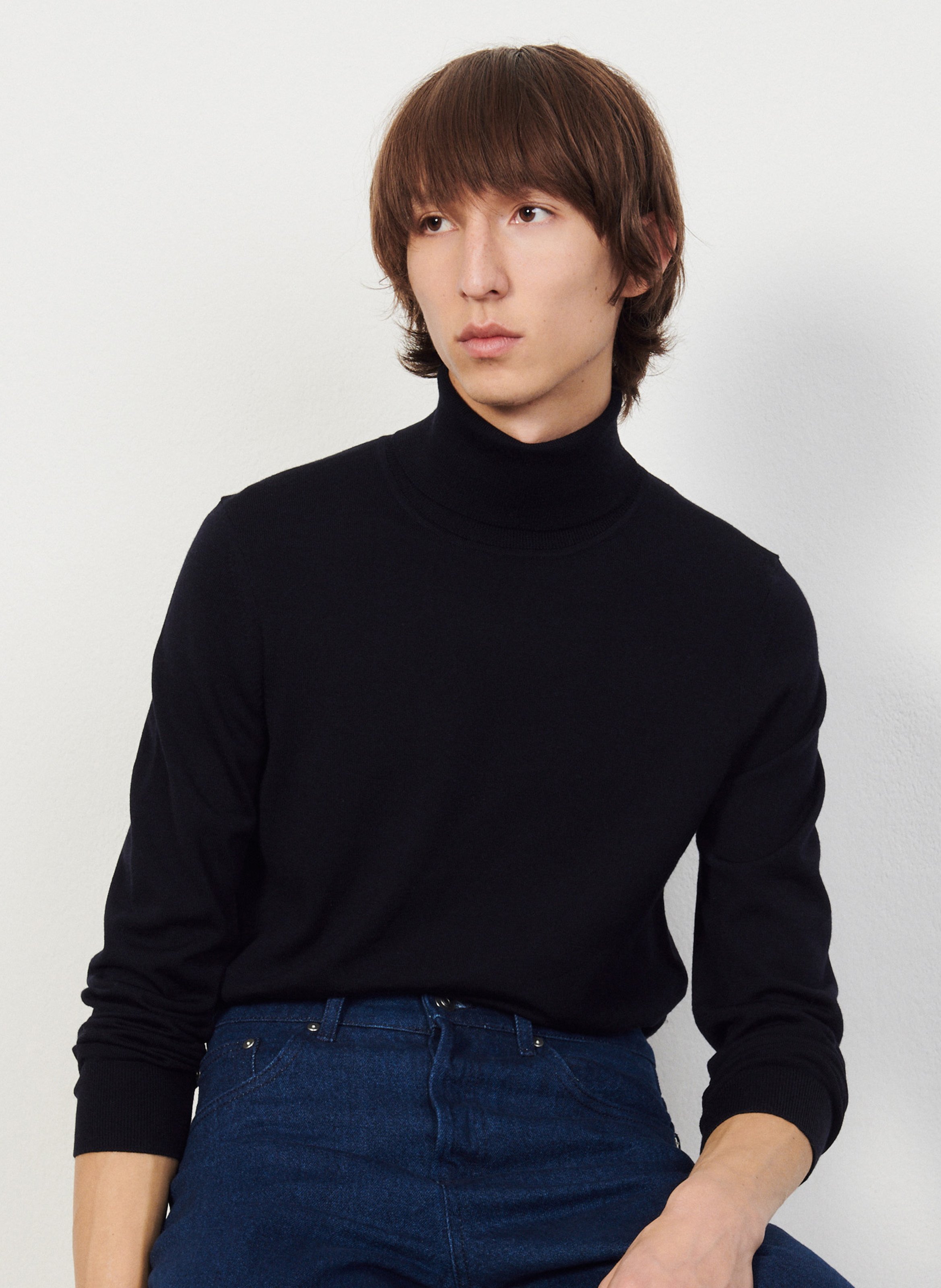 sandro turtleneck sweater