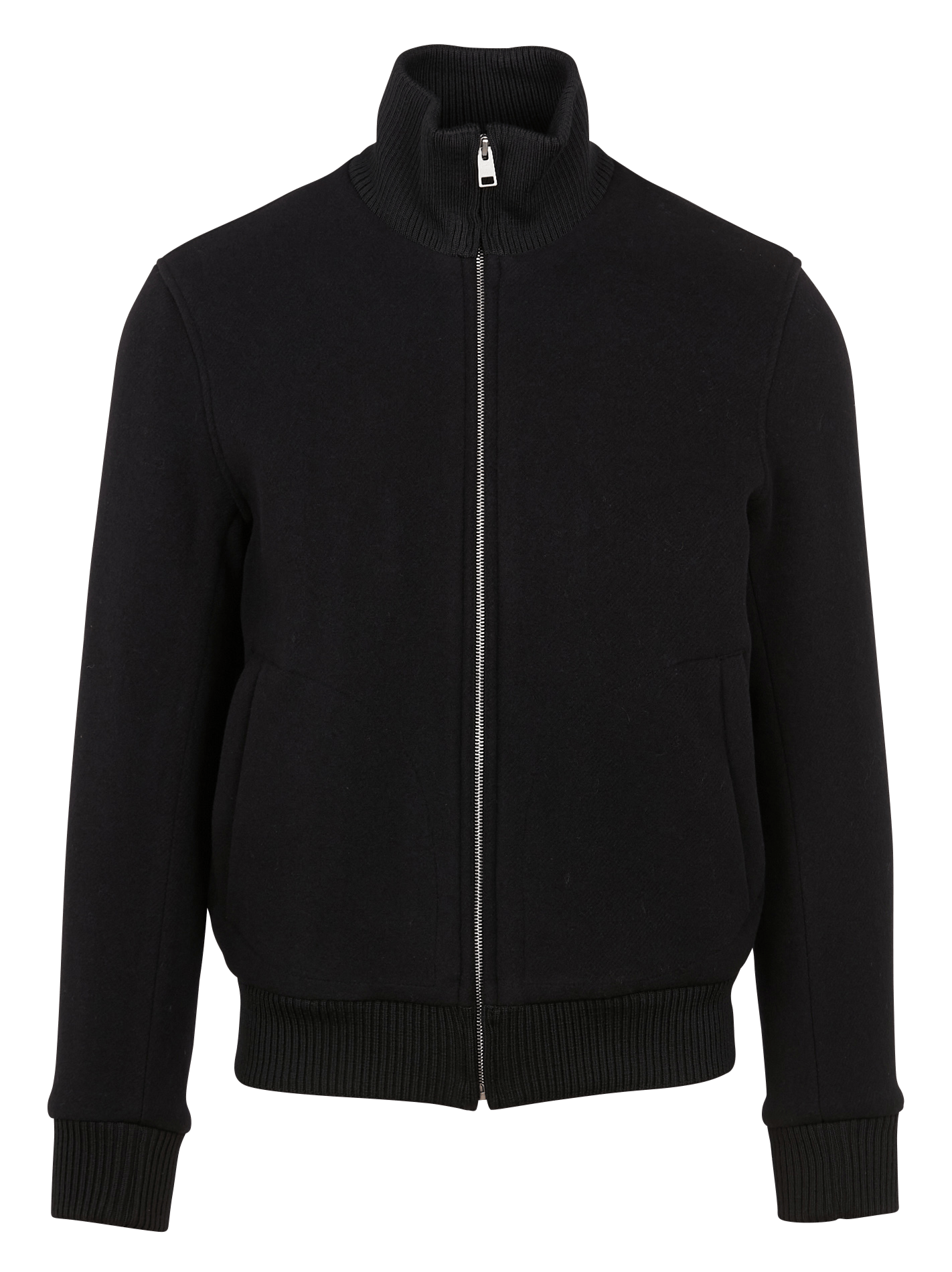 wool zipper jacket