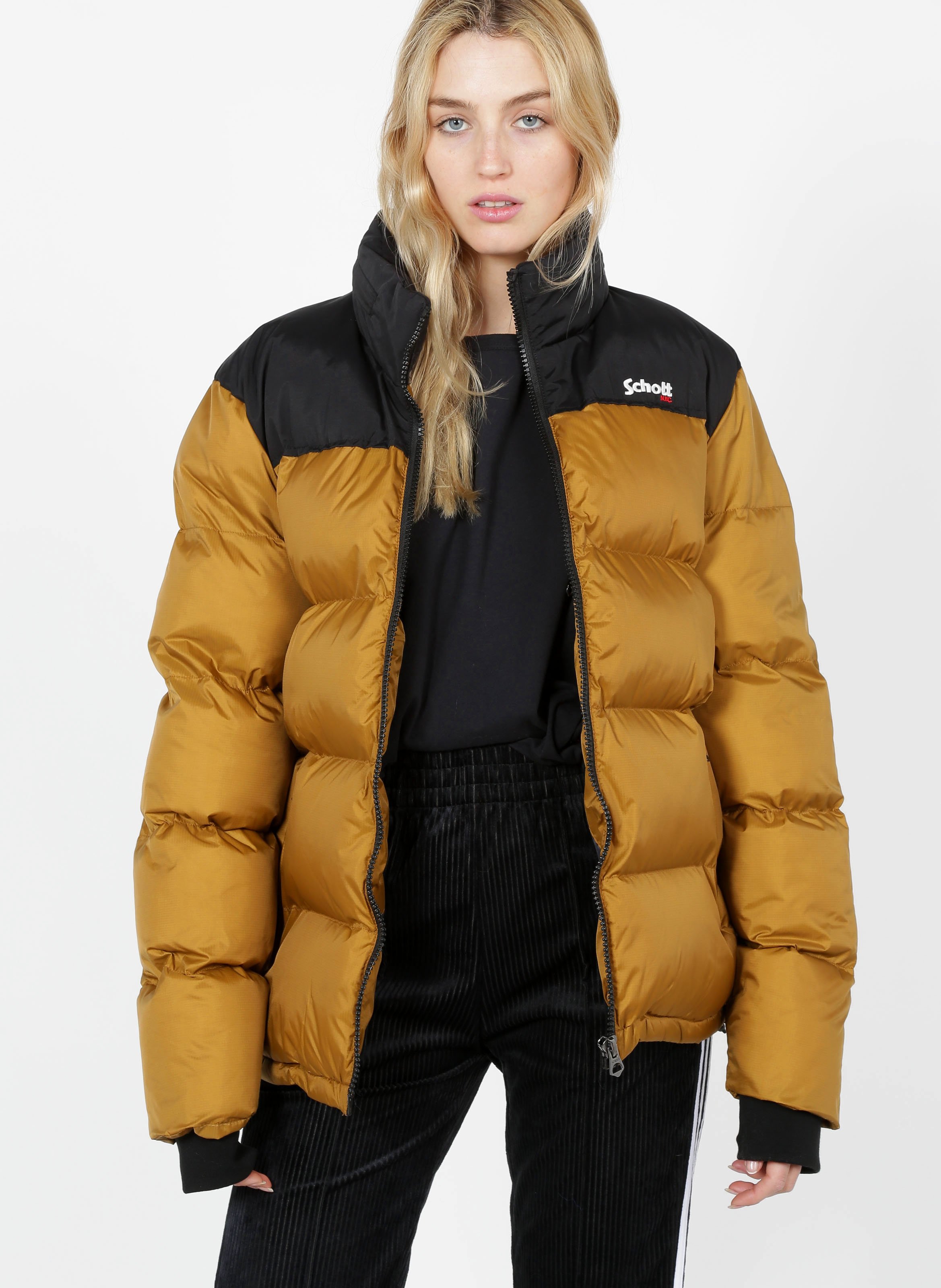 schott puffer jacket womens