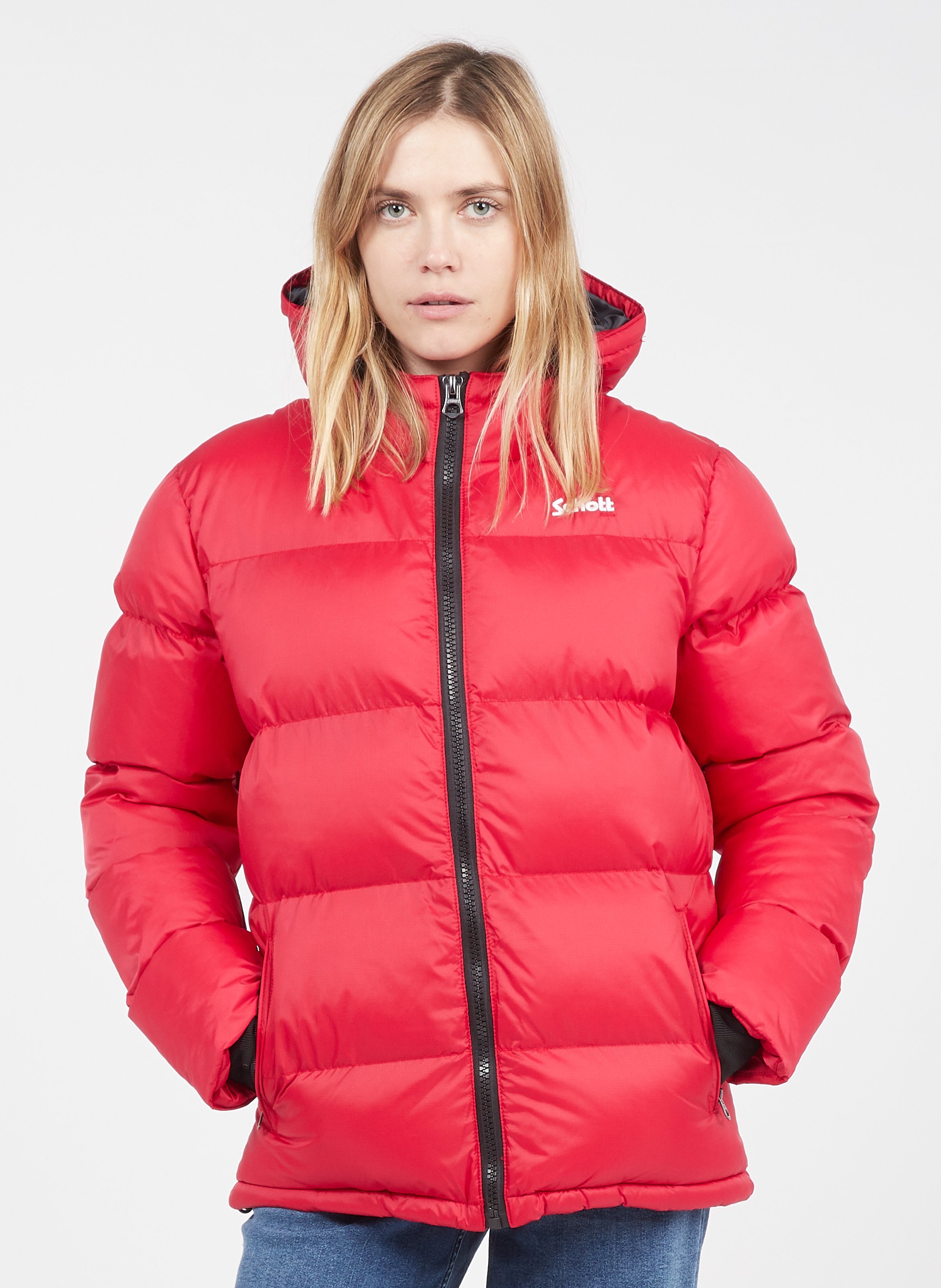 schott padded jacket