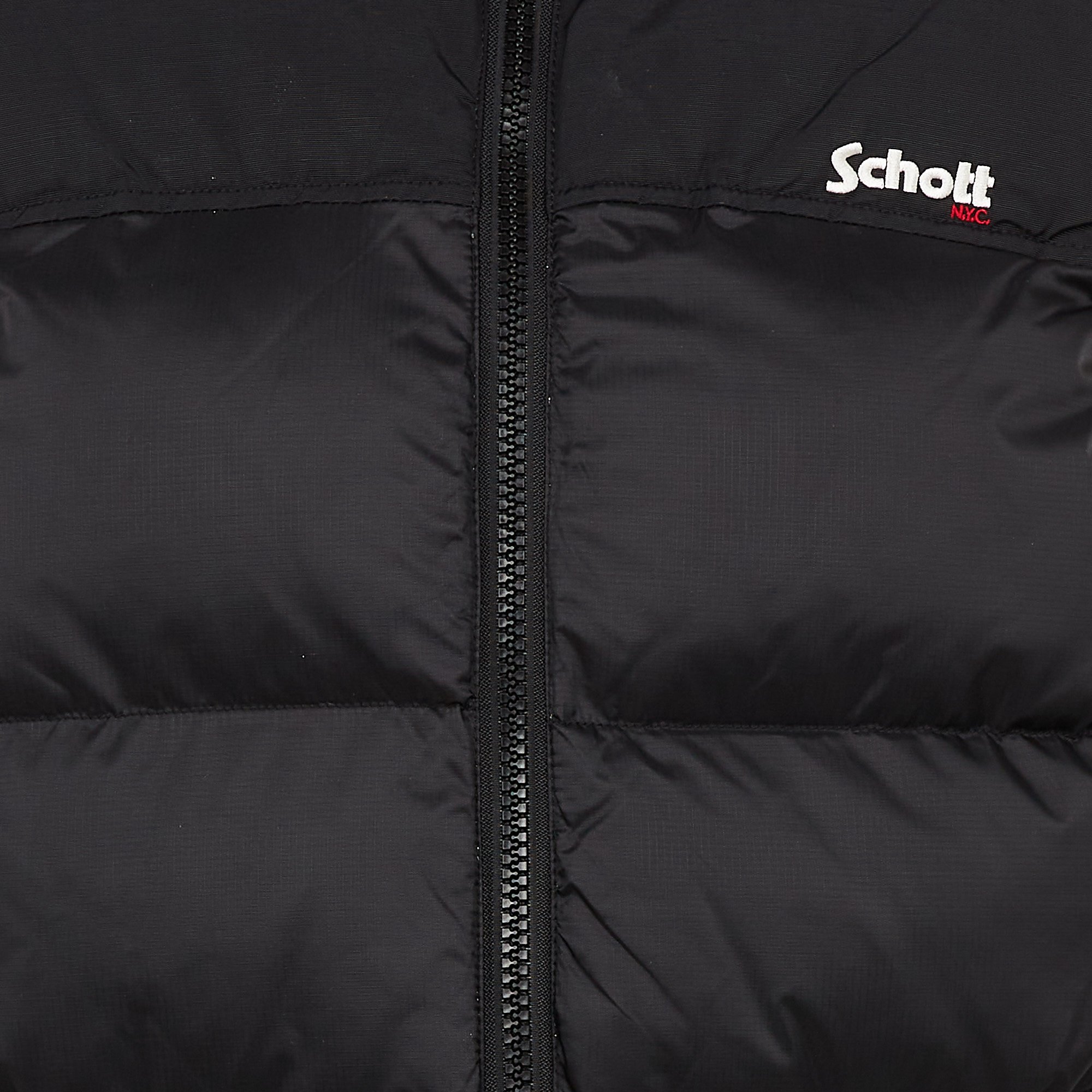 Black Padded zip up vest