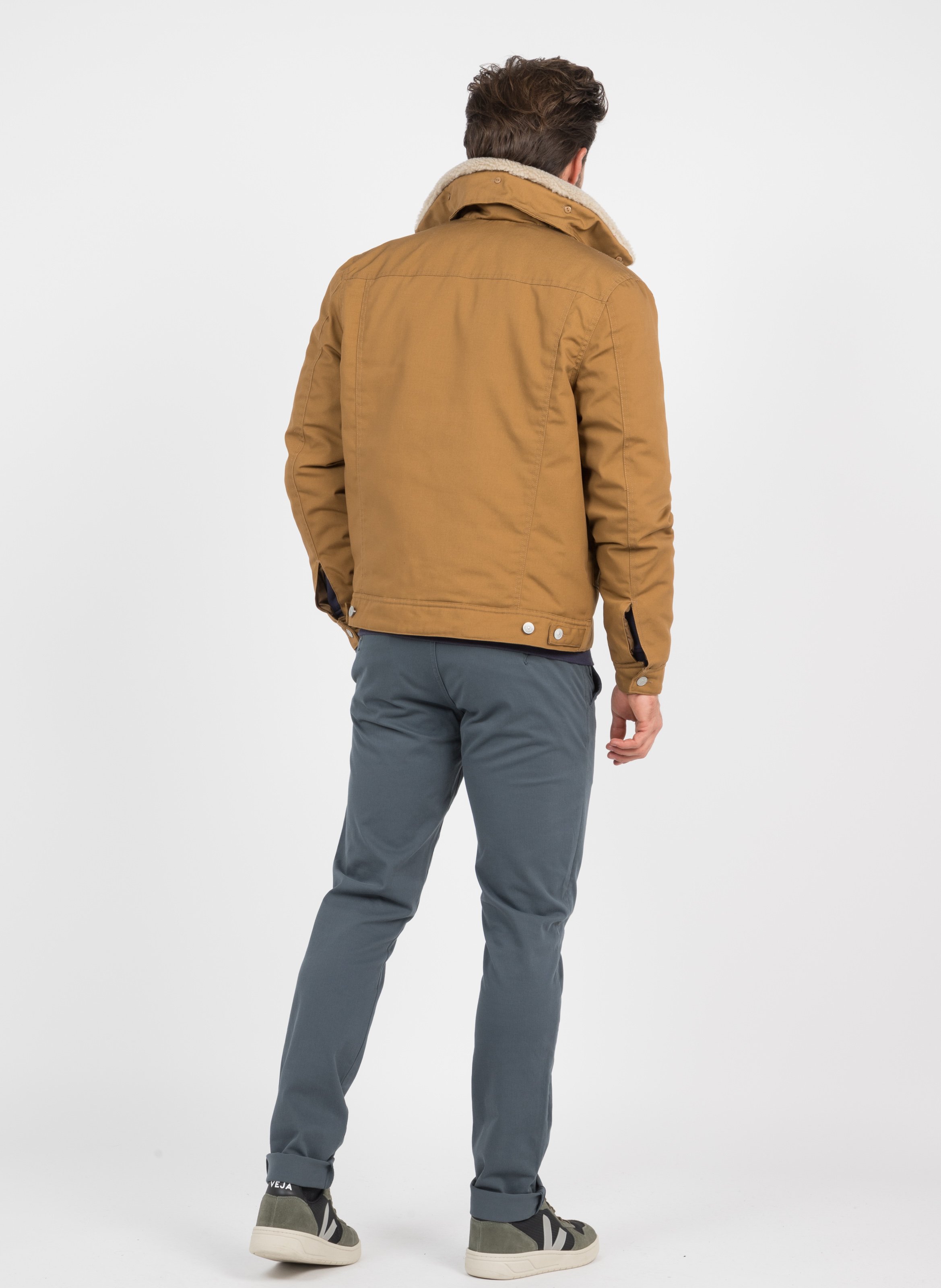 schott sherpa jacket