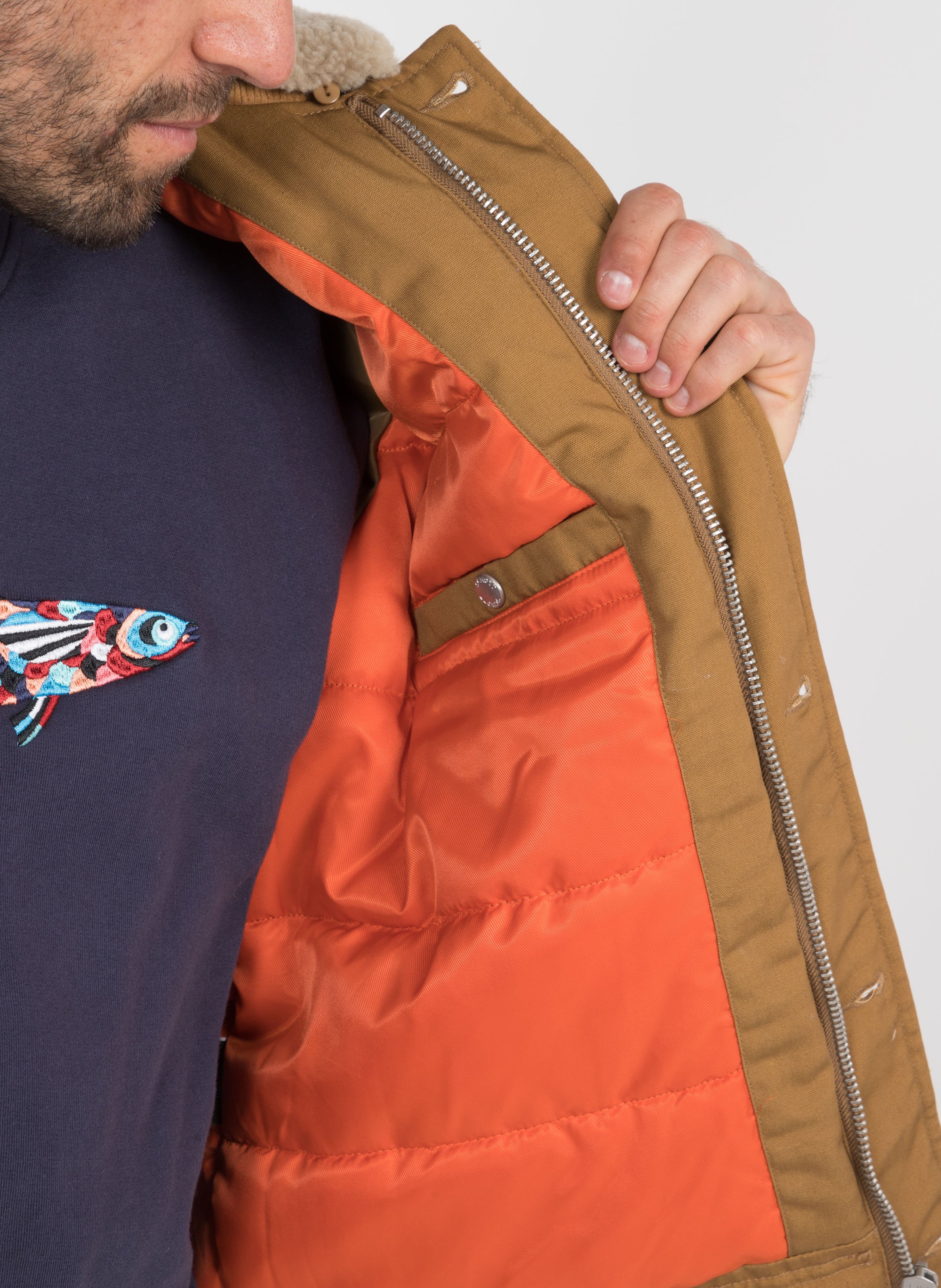 schott sherpa jacket