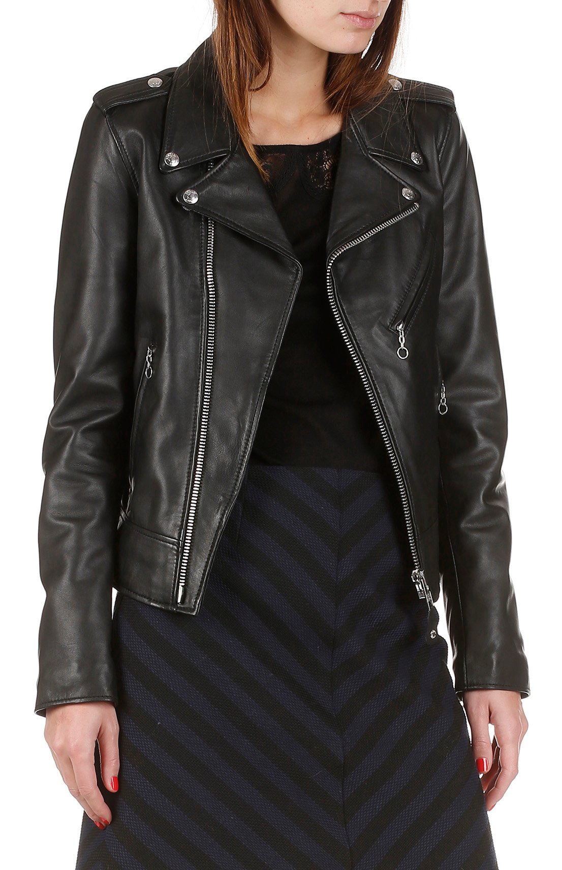 schott lambskin leather jacket