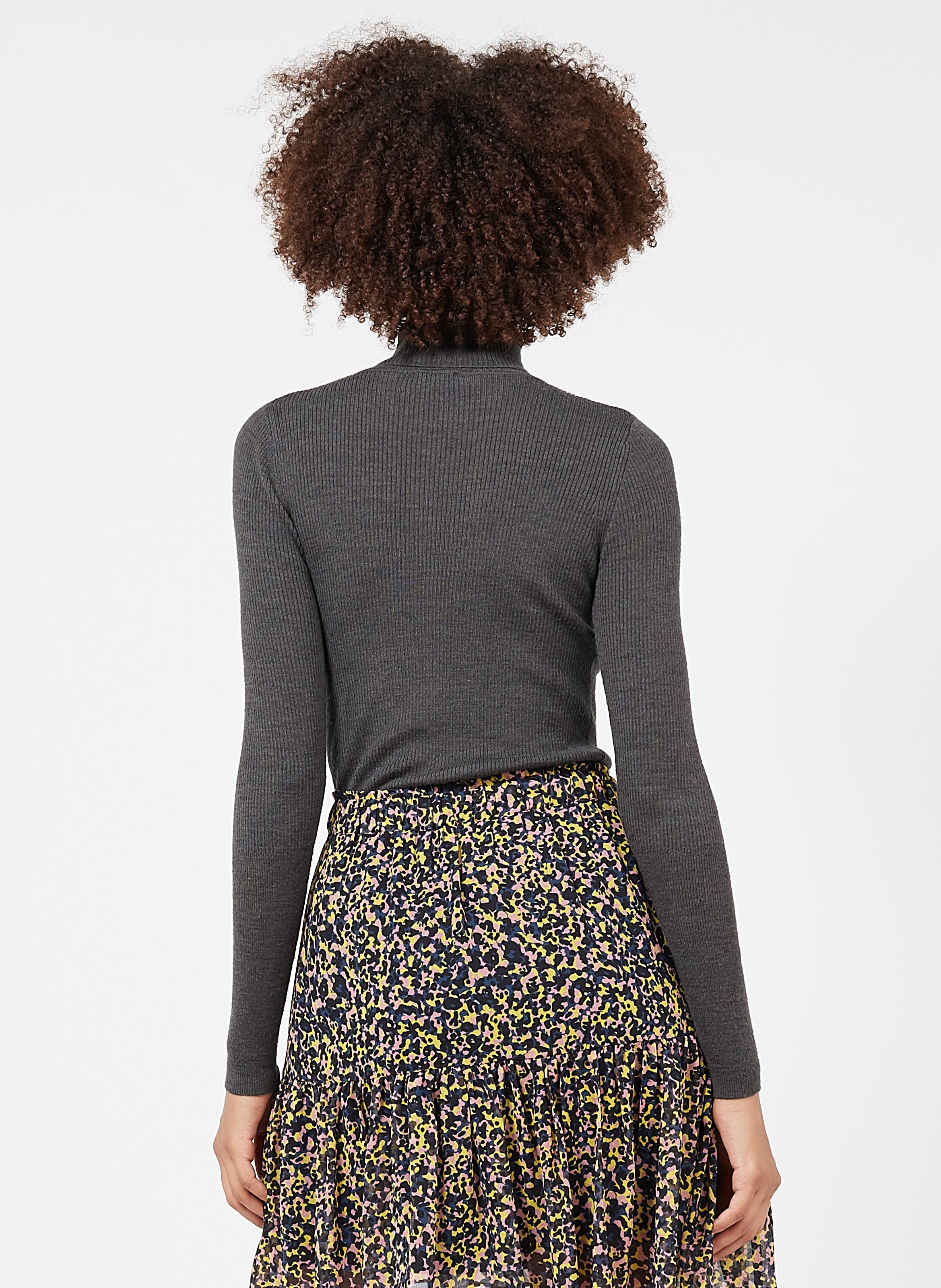 leopard mini flare skirt