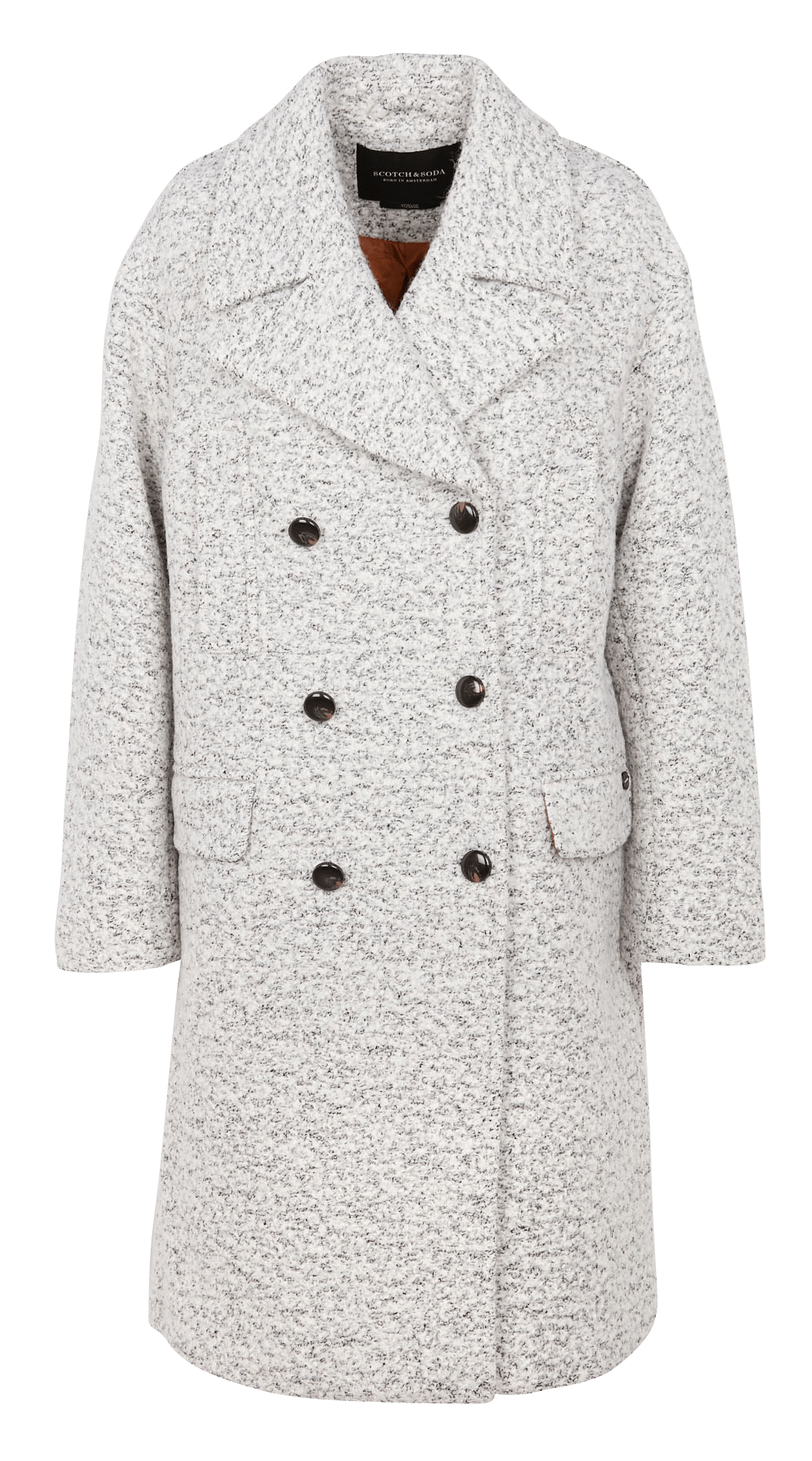 oversized boucle coat