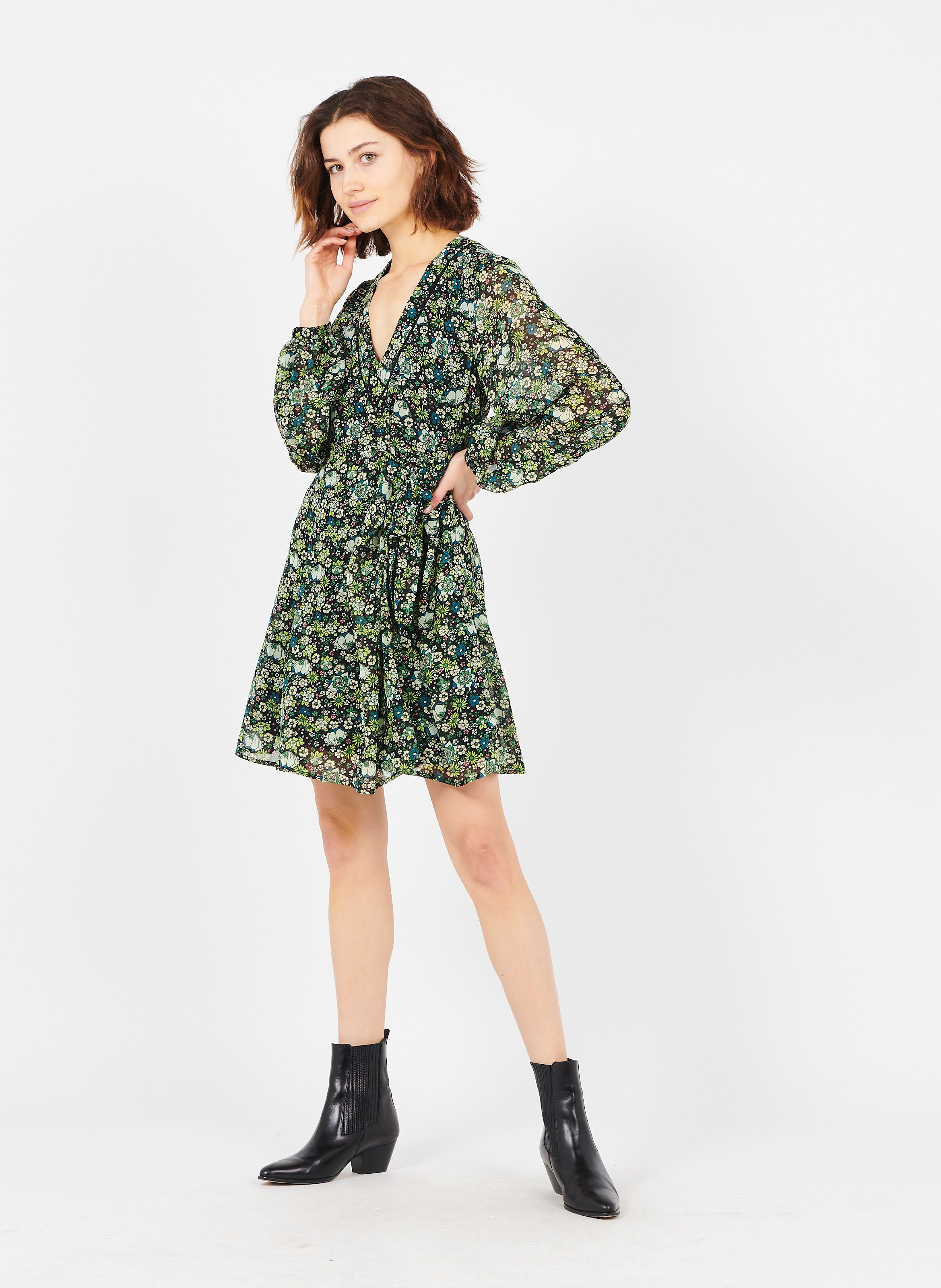 scotch and soda floral print dress