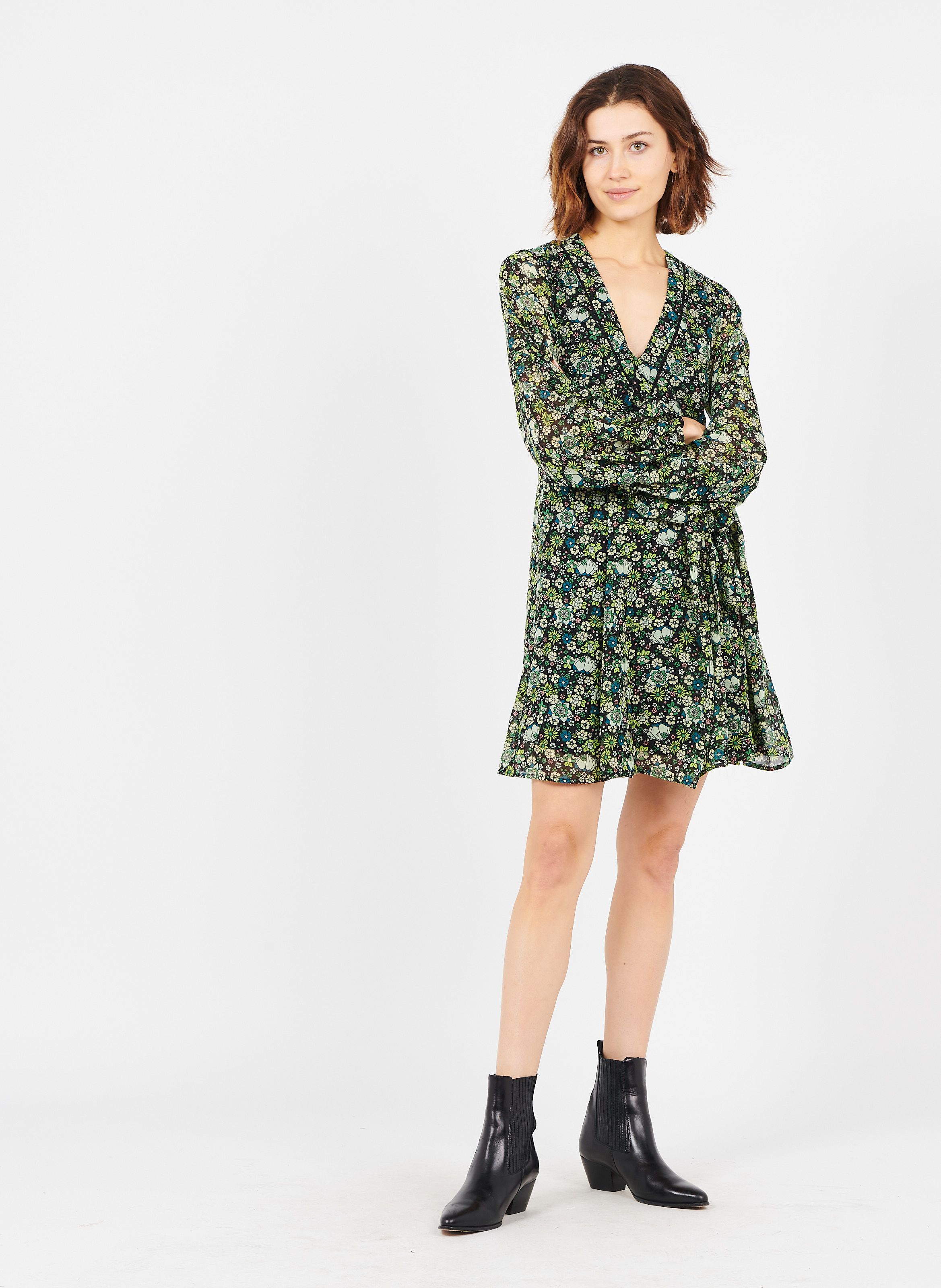 scotch and soda floral print dress