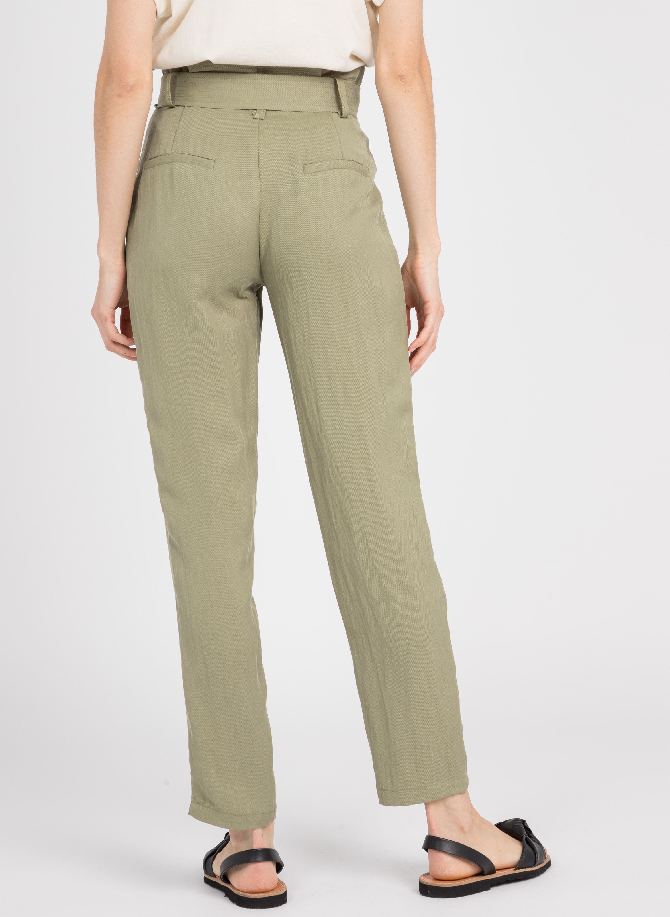 high waisted khaki work pants