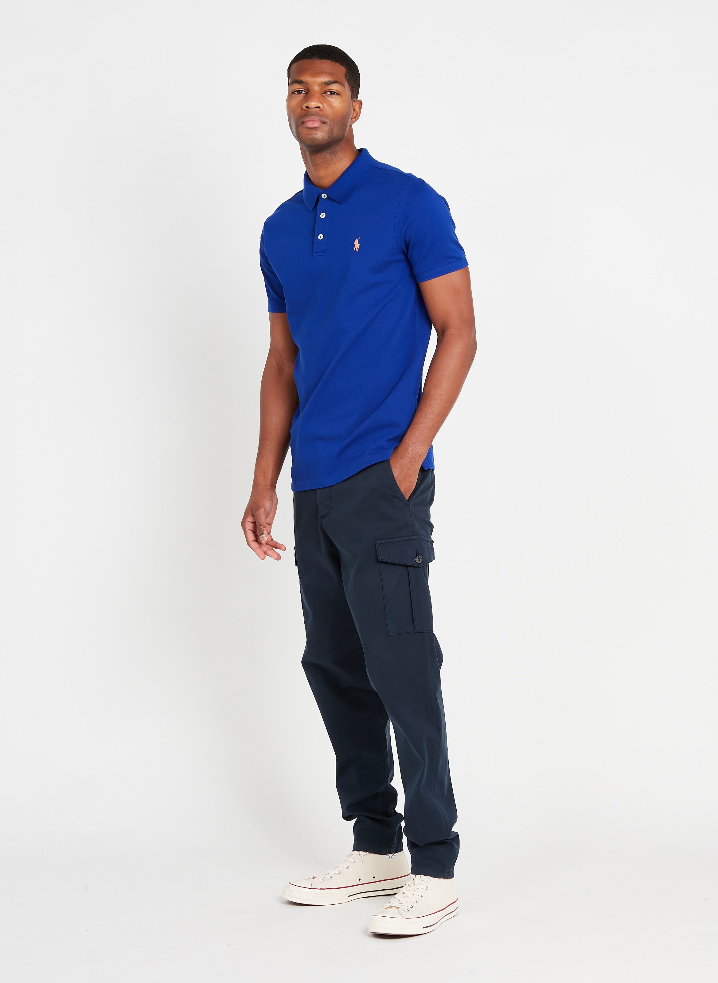 polo shirt cargo pants