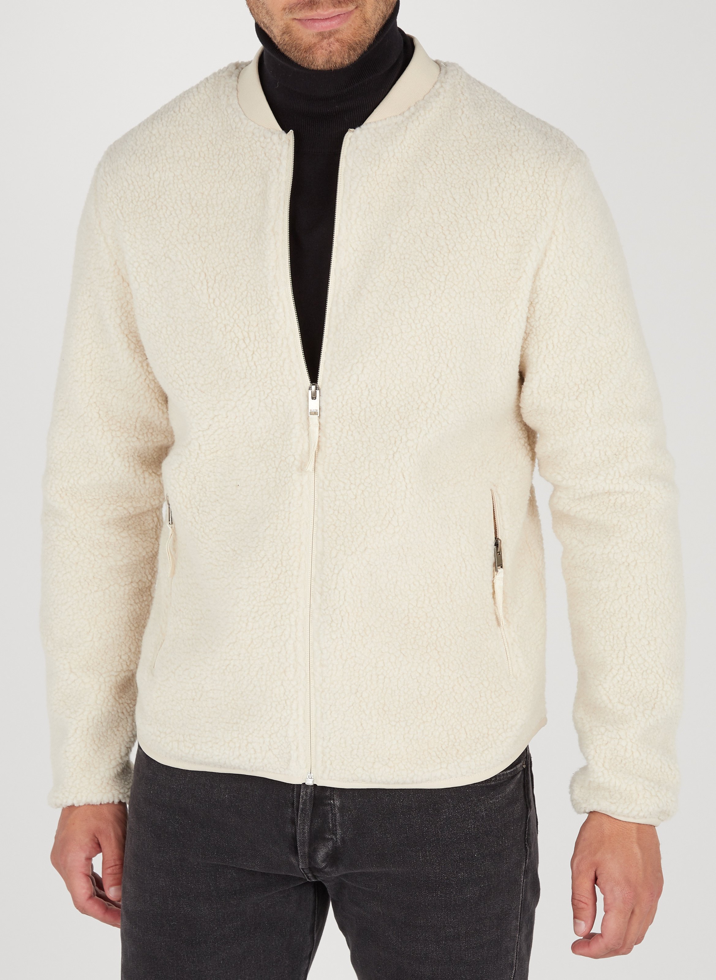 lightweight faux fur jacket