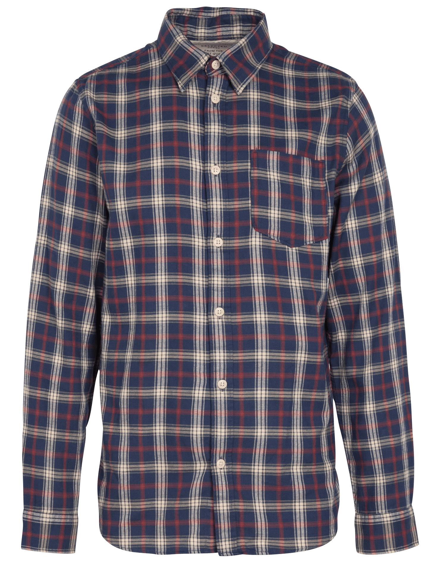 Sale Regular-fit Checked Organic Cotton 