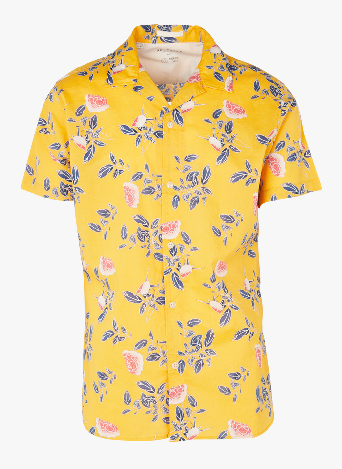 SELECTED Yellow Short-sleeved shirt