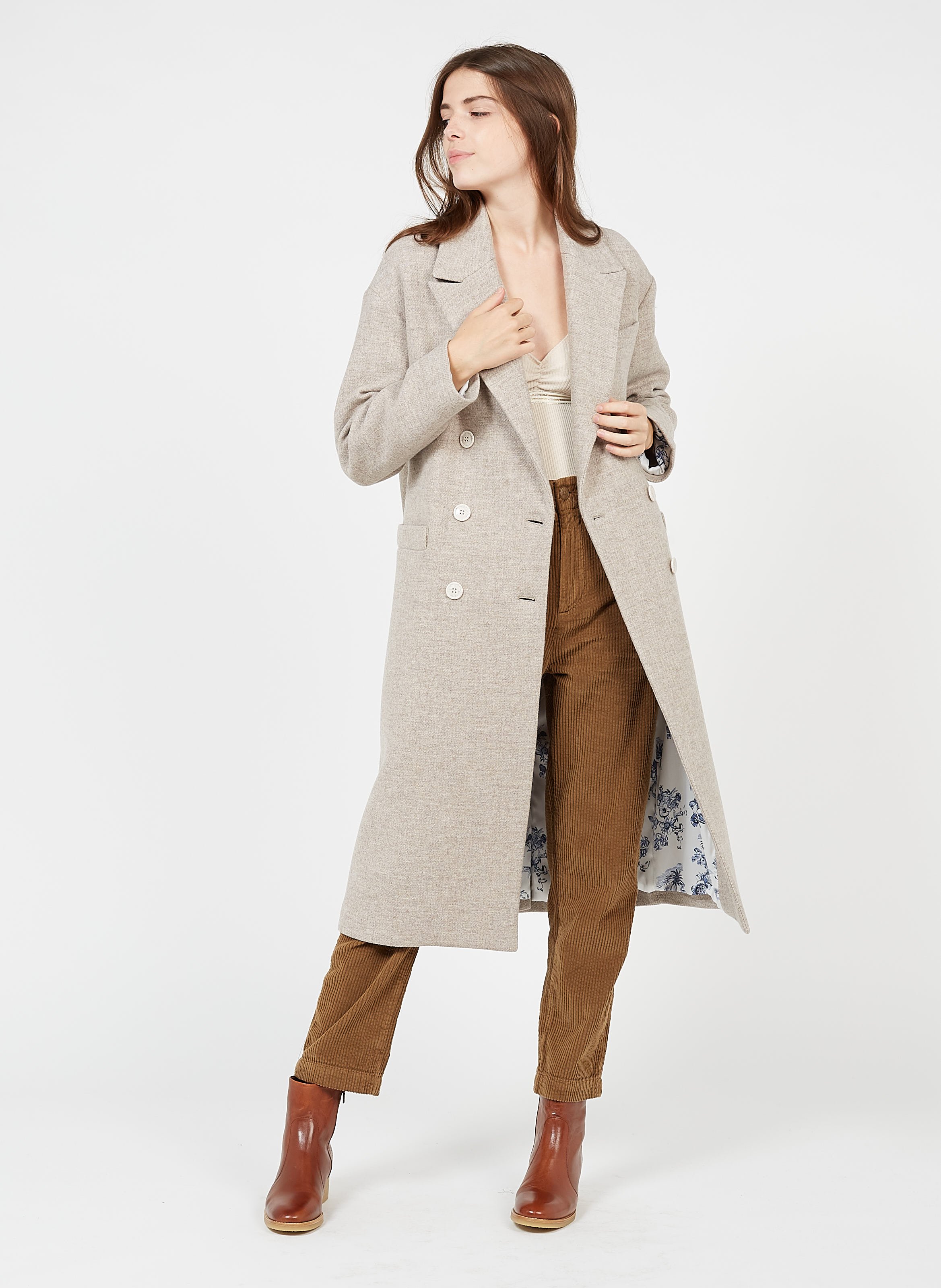 chloe oversized coat