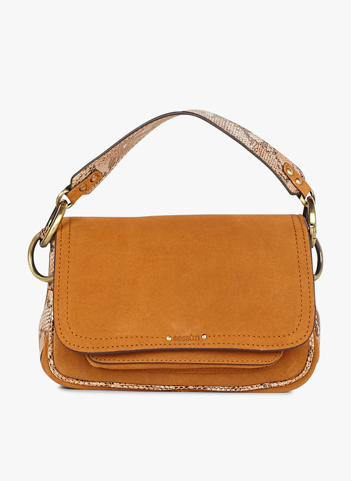 SESSUN Brown Leather shoulder bag