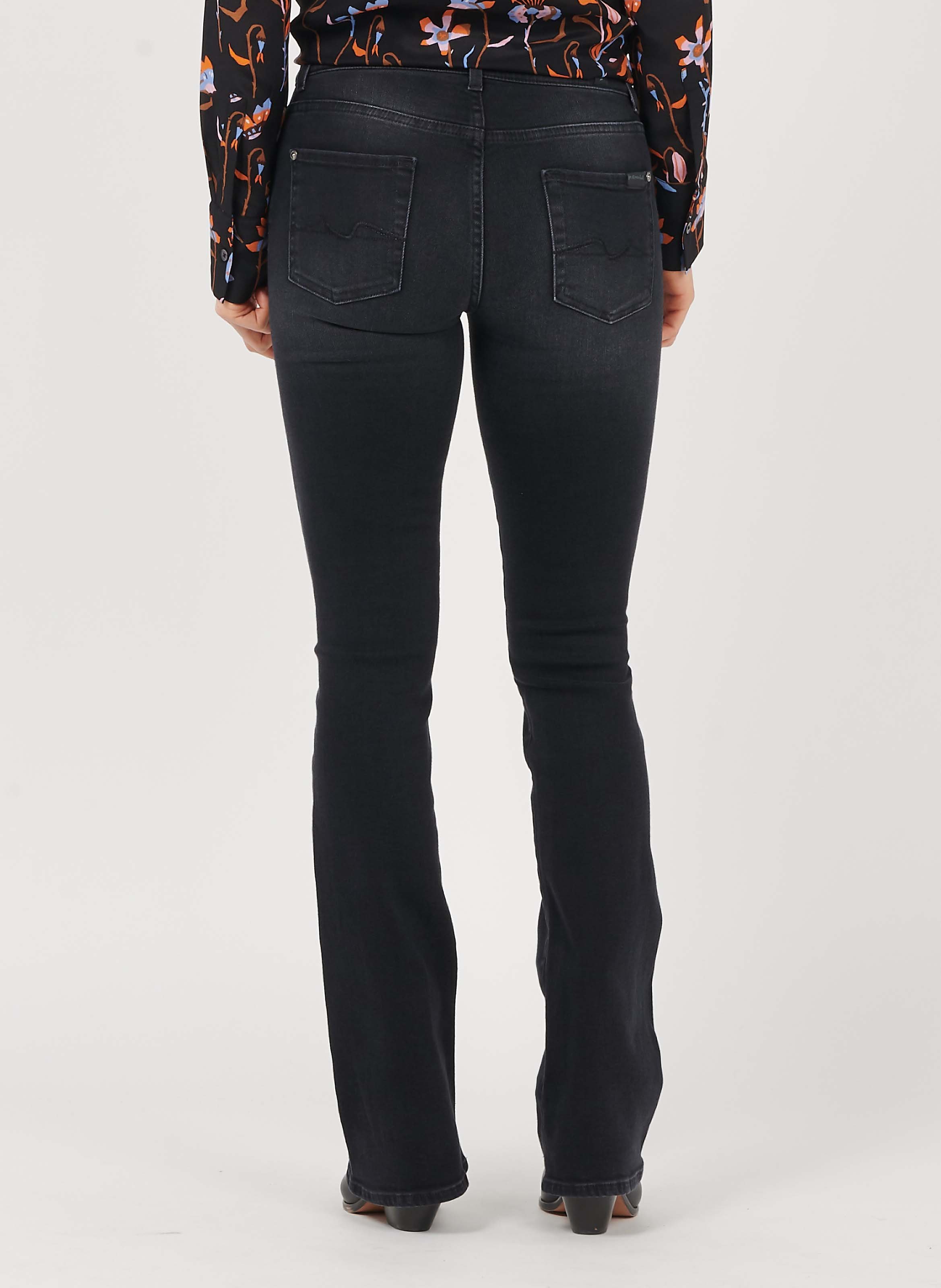 High rise bootcut jeans black - draug.net