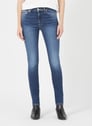 7 FOR ALL MANKIND Mid Blue Jean stone