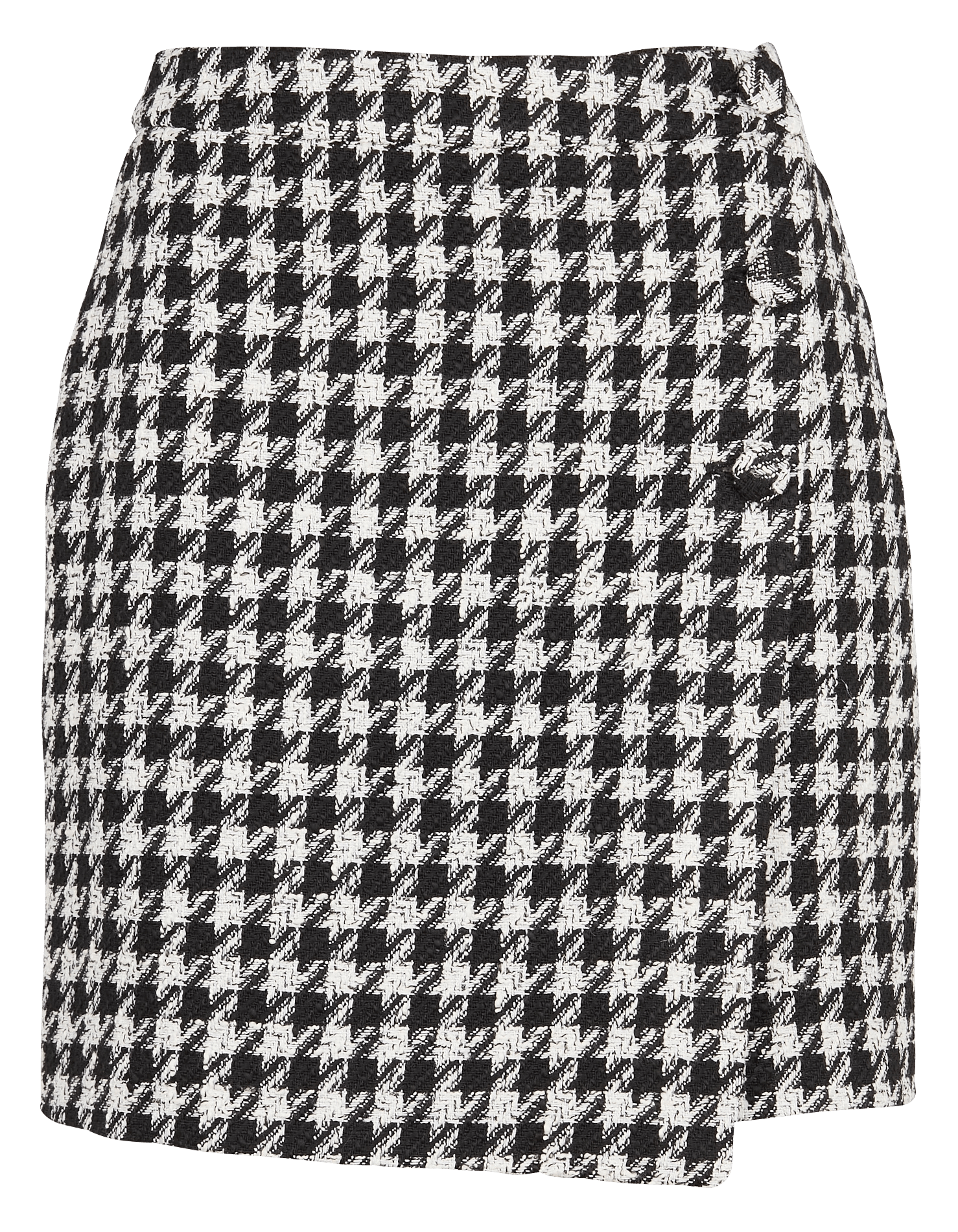 houndstooth swing skirt