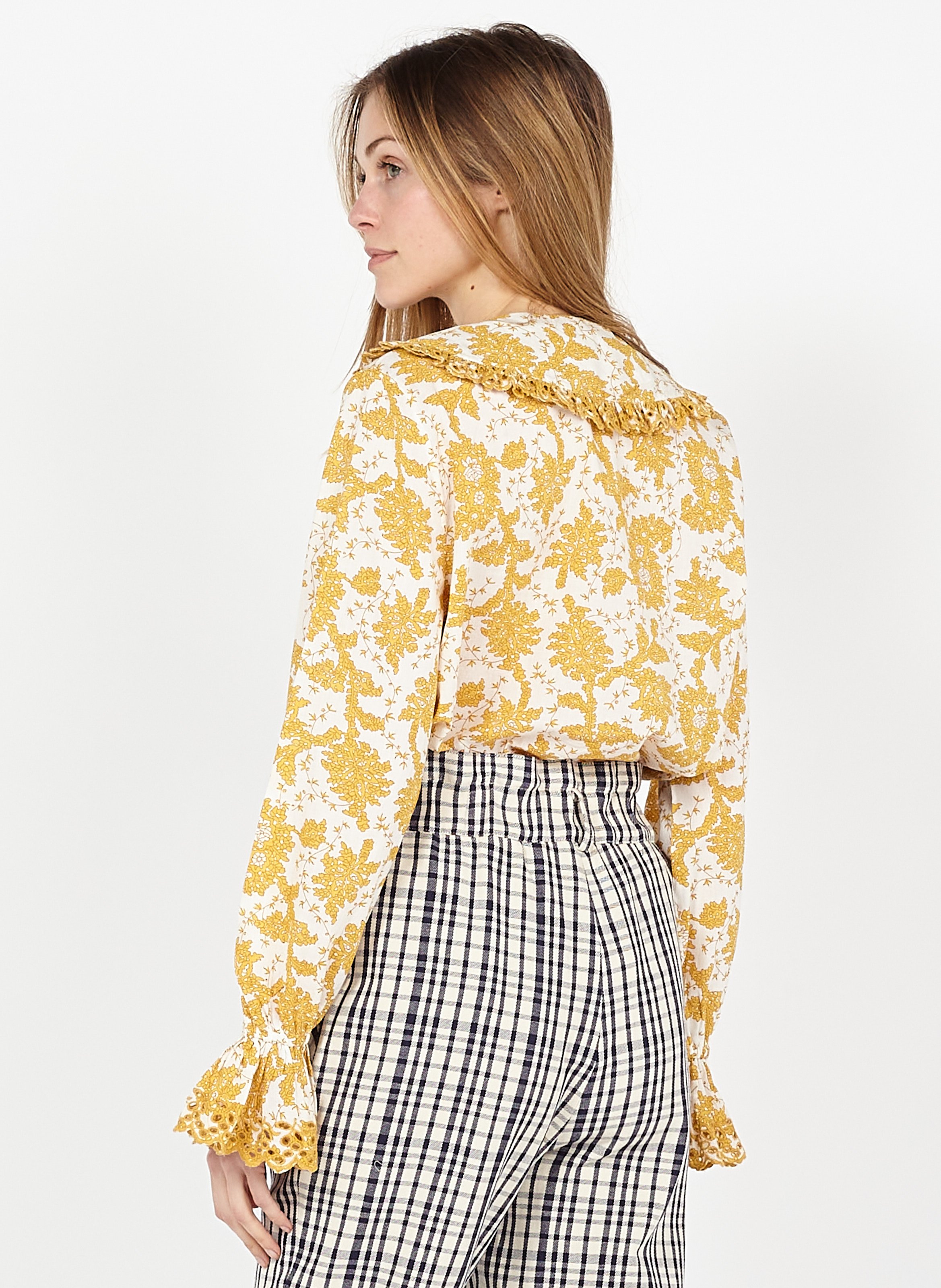 Peter Pan Collar Jaune Stella Forest 