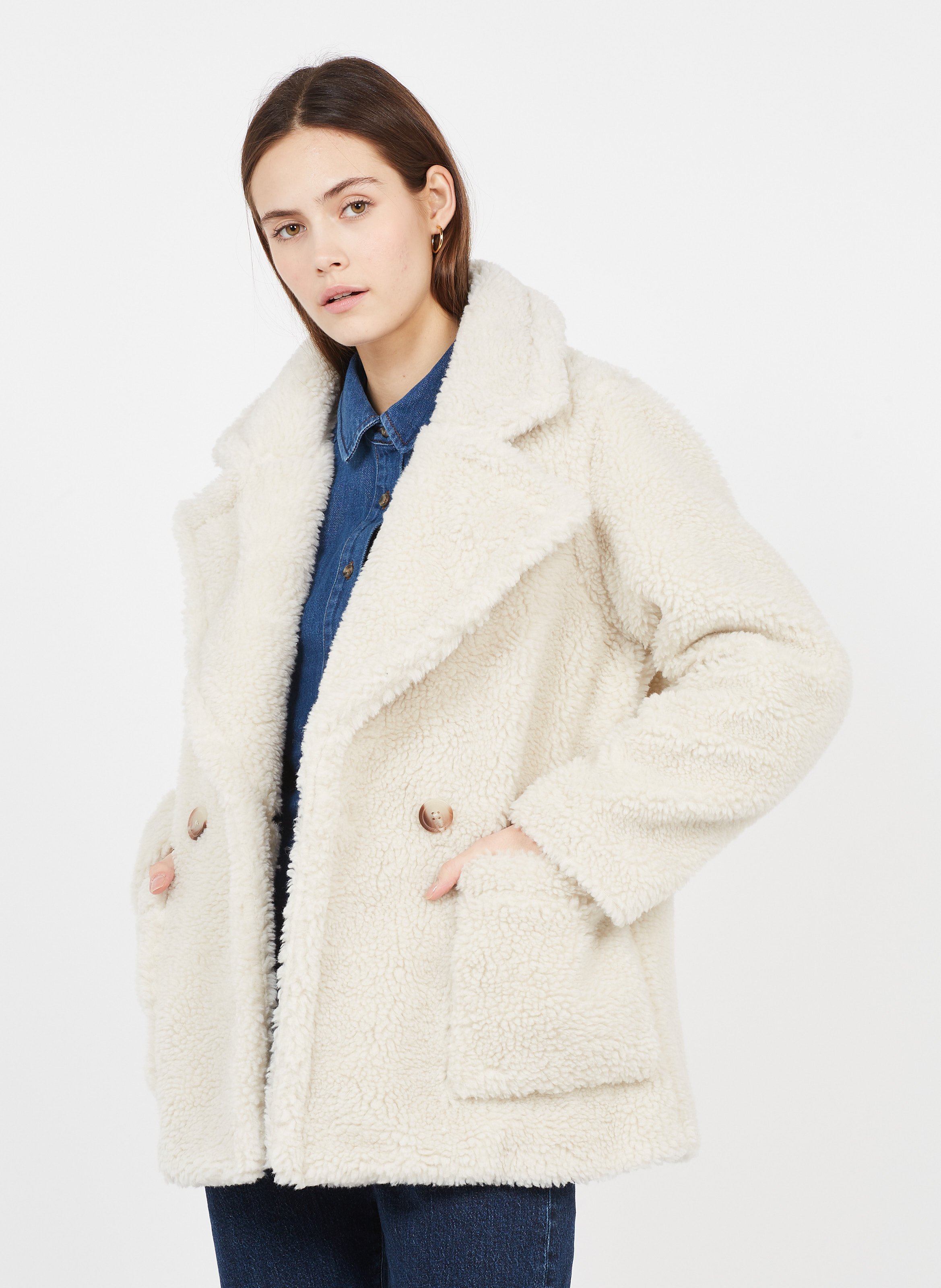 express faux fur jacket