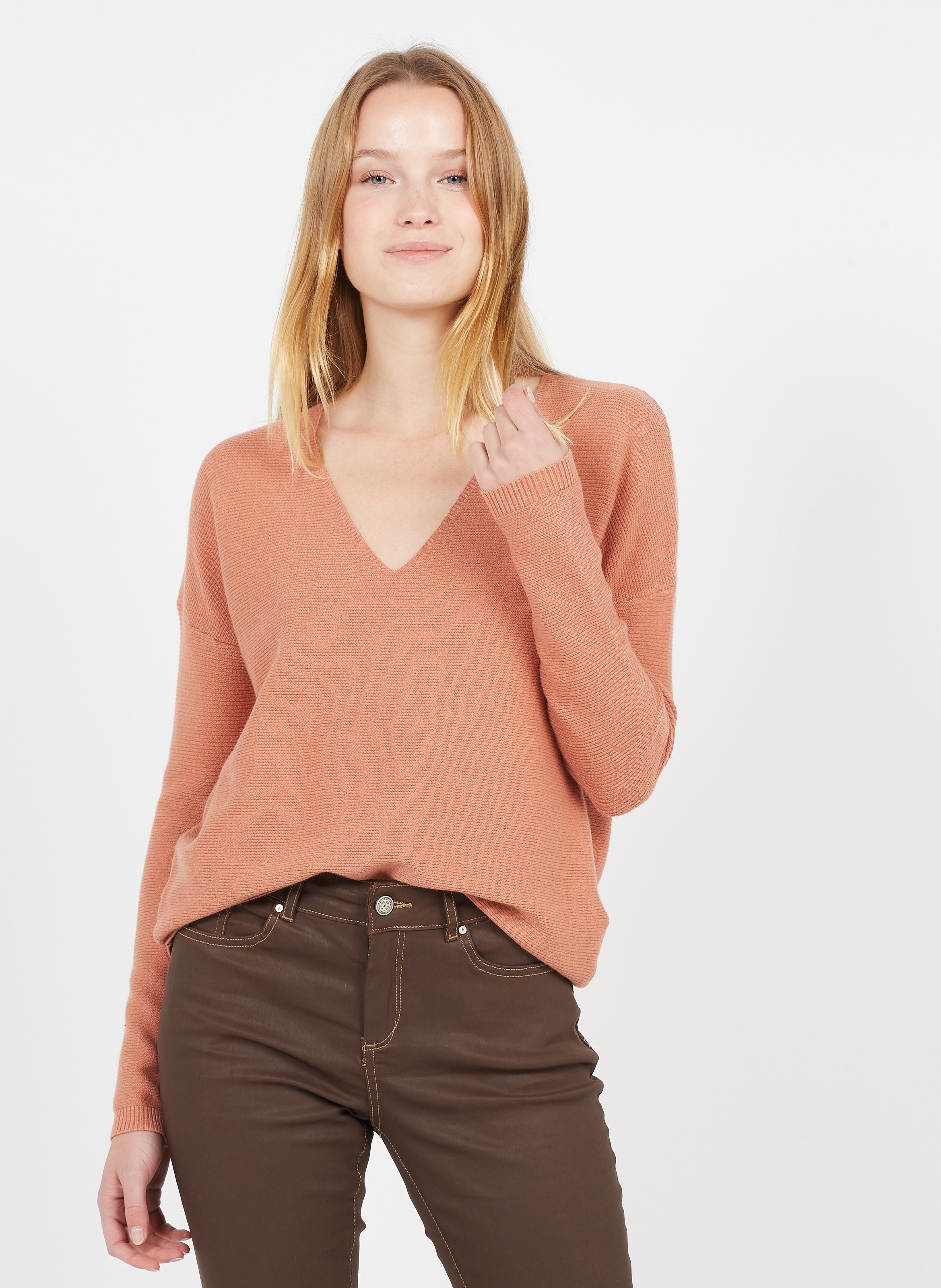 express pink sweater