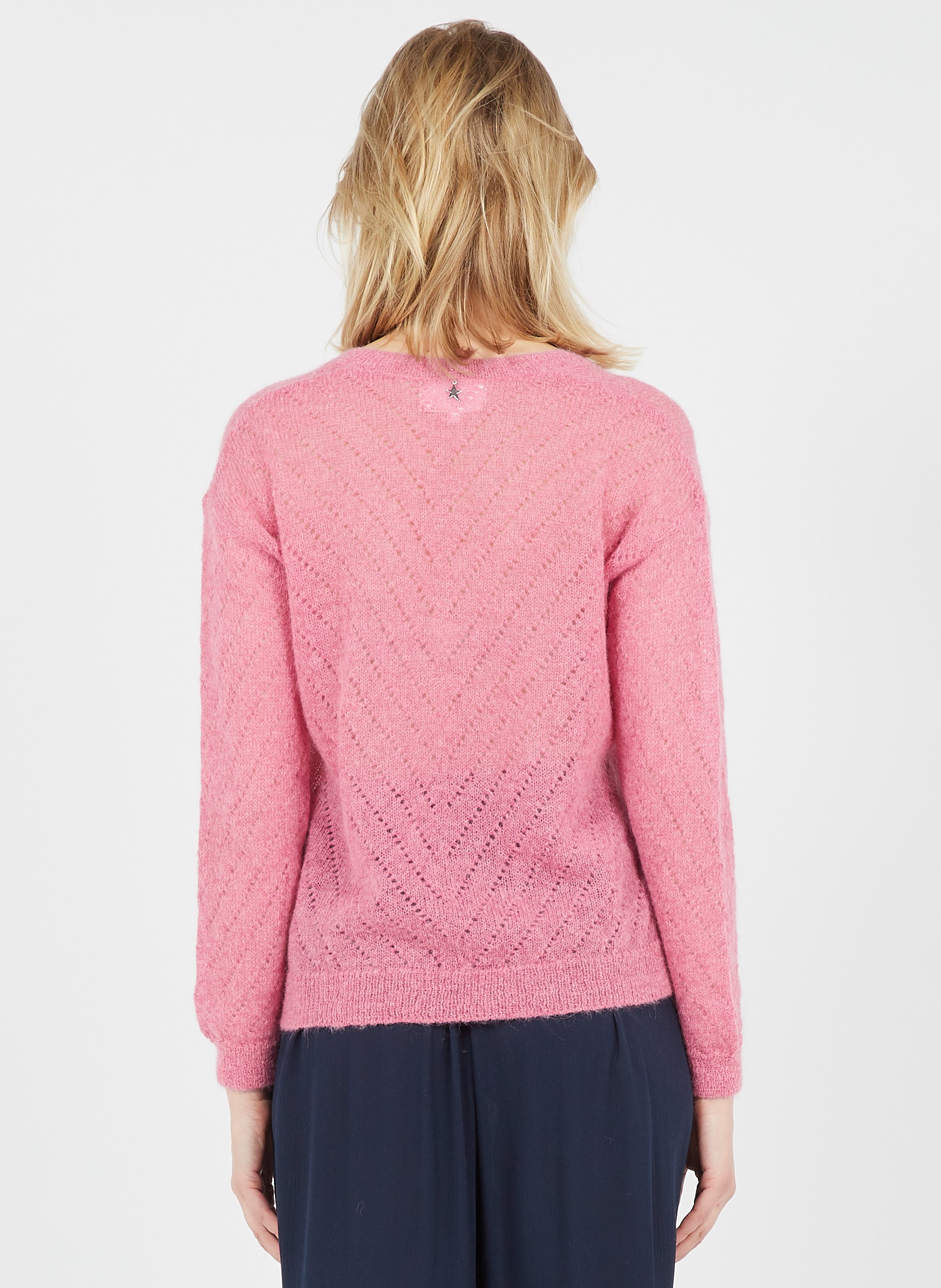 express pink sweater